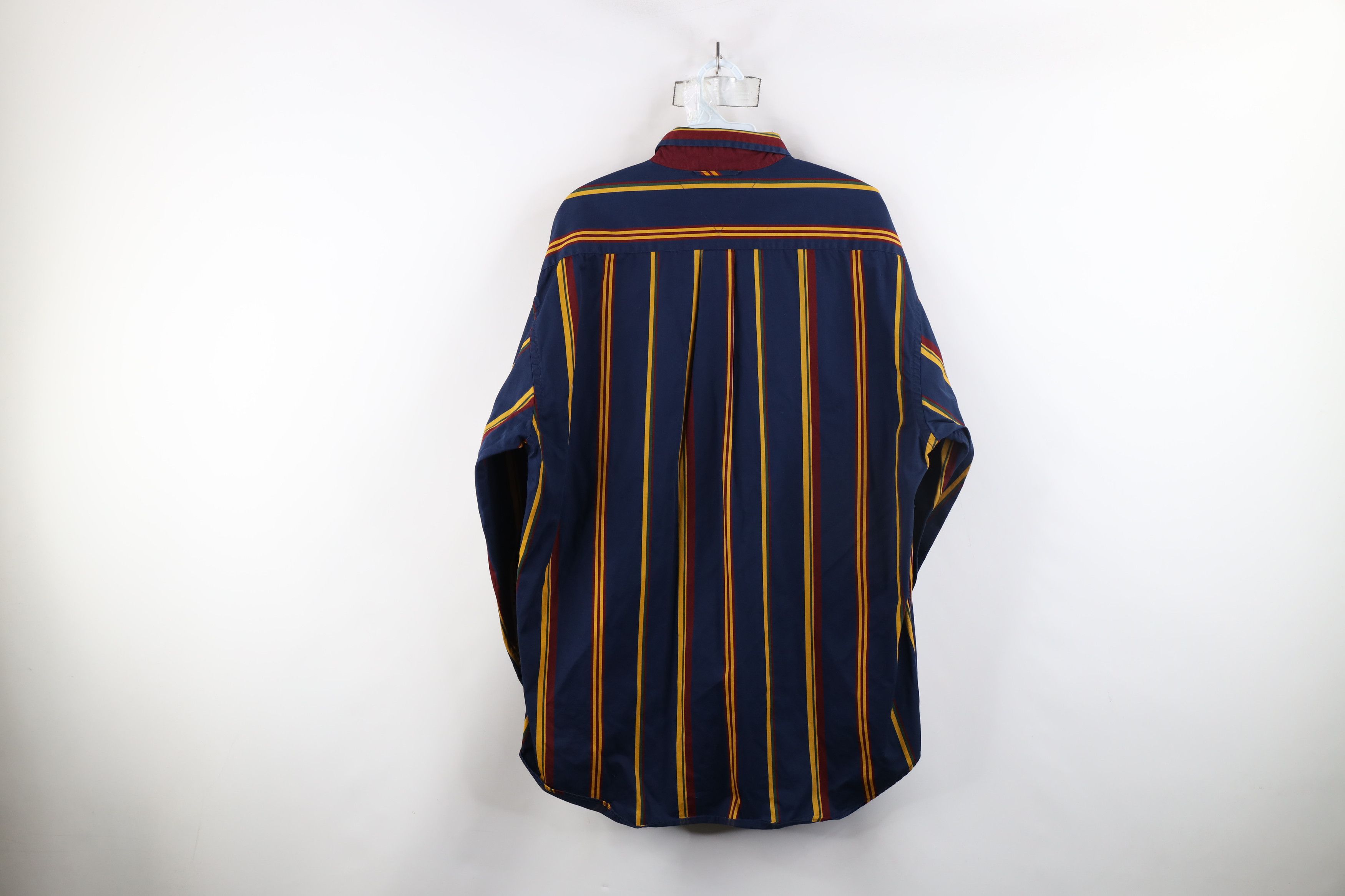 Tommy Hilfiger × Vintage Vintage 90s Tommy Hilfiger Collared Button Down Shirt Size US L / EU 52-54 / 3 - 11 Thumbnail