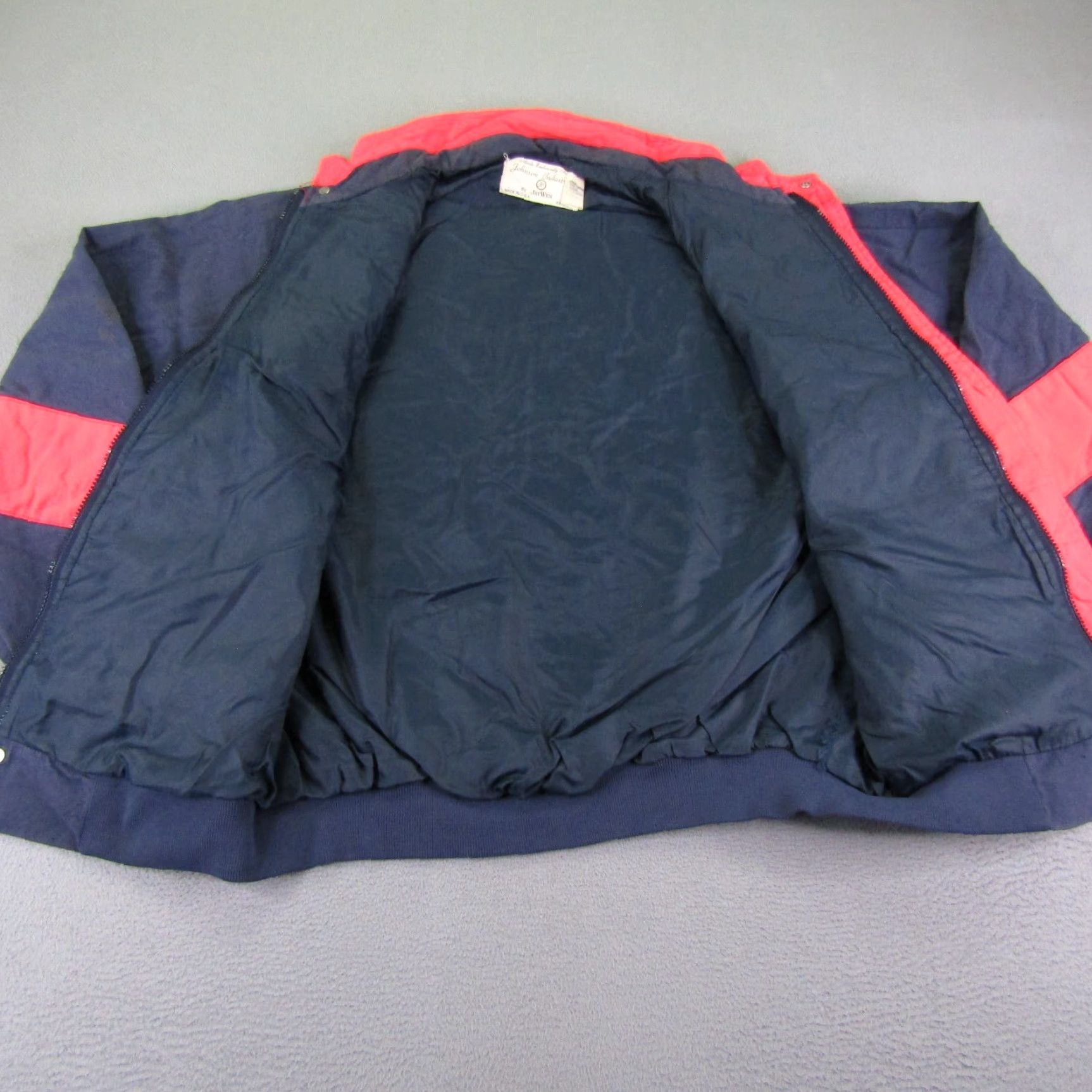 Industrie VINTAGE JayWen Jacket Mens XL Blue Red Racing Trucker Coat Jay Wen Jacket XL Mens Blue Red Racing Trucker Coat Size US XL / EU 56 / 4 - 6 Thumbnail