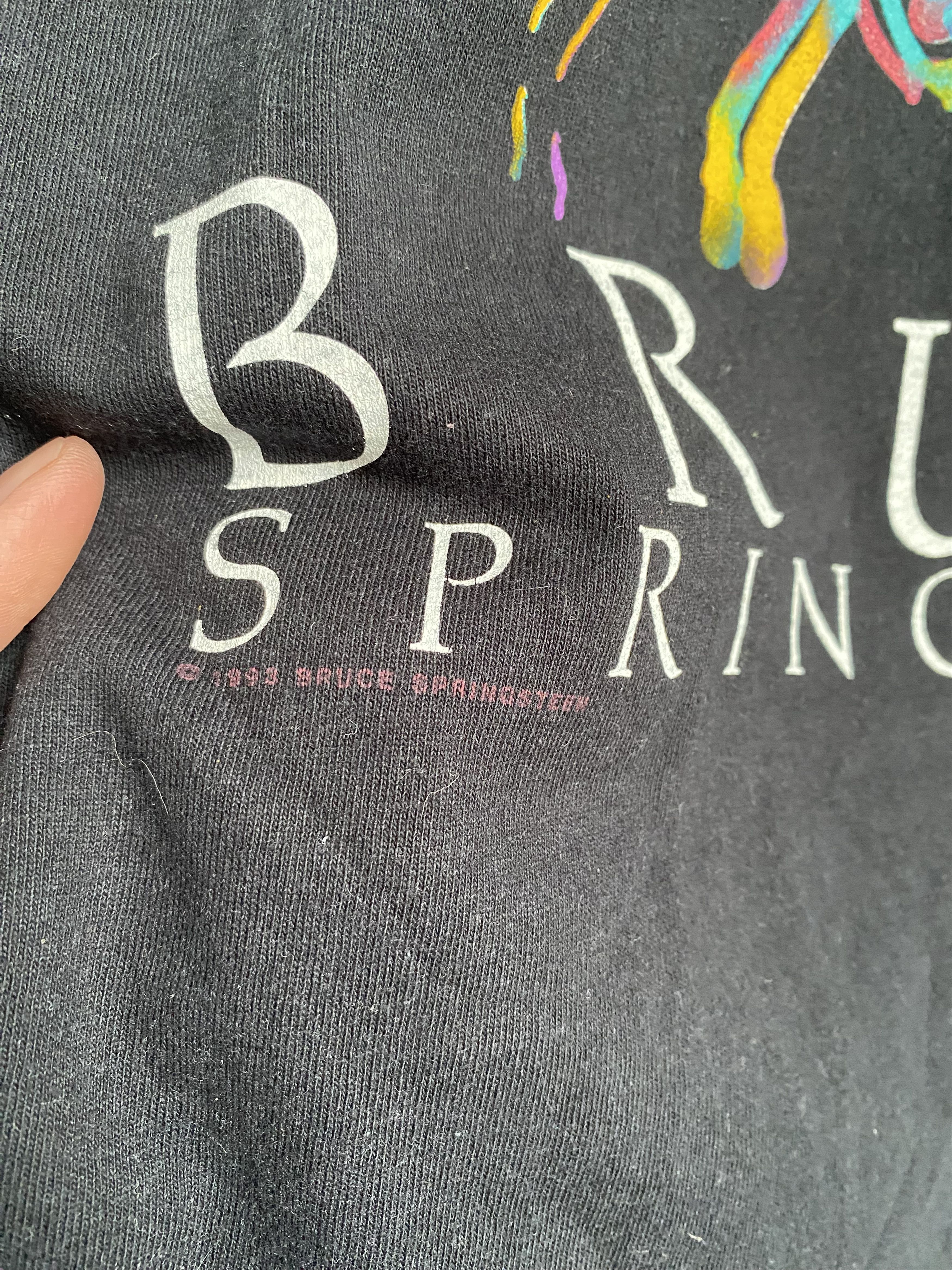 Band Tees × Vintage Vintage 90s Bruce Springsteen world tour 1993 t-shirt Size US XL / EU 56 / 4 - 5 Thumbnail