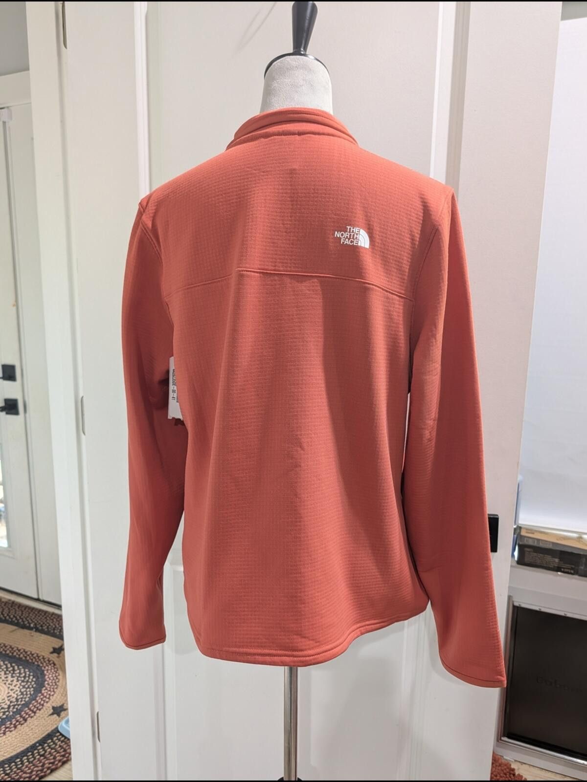 The North Face The North Face Women's Pullover Quarter-Zip Sweater - Rust Size L / US 10 / IT 46 - 6 Thumbnail