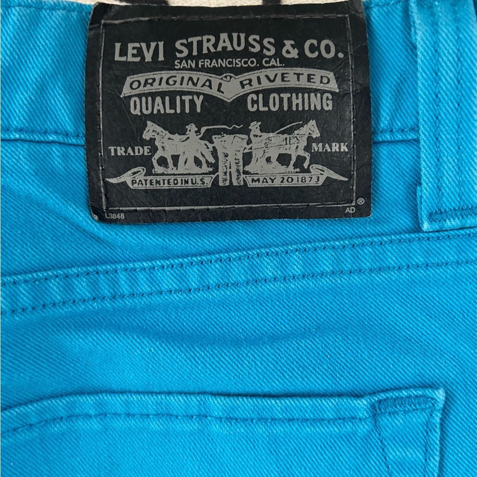 Levi's Levi's Super Skinny 510 denim shorts W31 Blue unisex Size US 31 - 4 Thumbnail