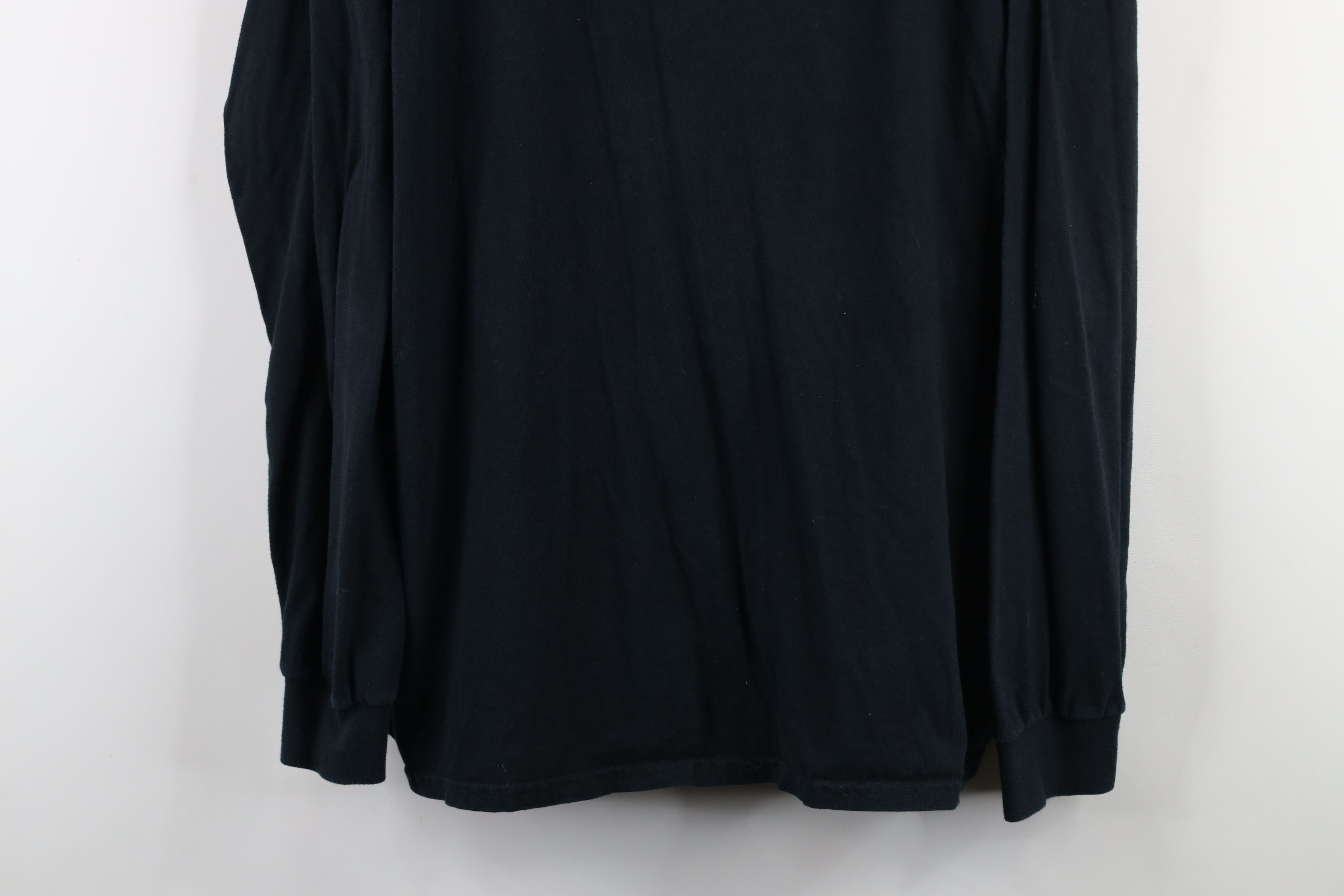 Vintage Vintage 90s Mercedes Benz Spell Long Sleeve T-Shirt Black Size US XXL / EU 58 / 5 - 3 Thumbnail
