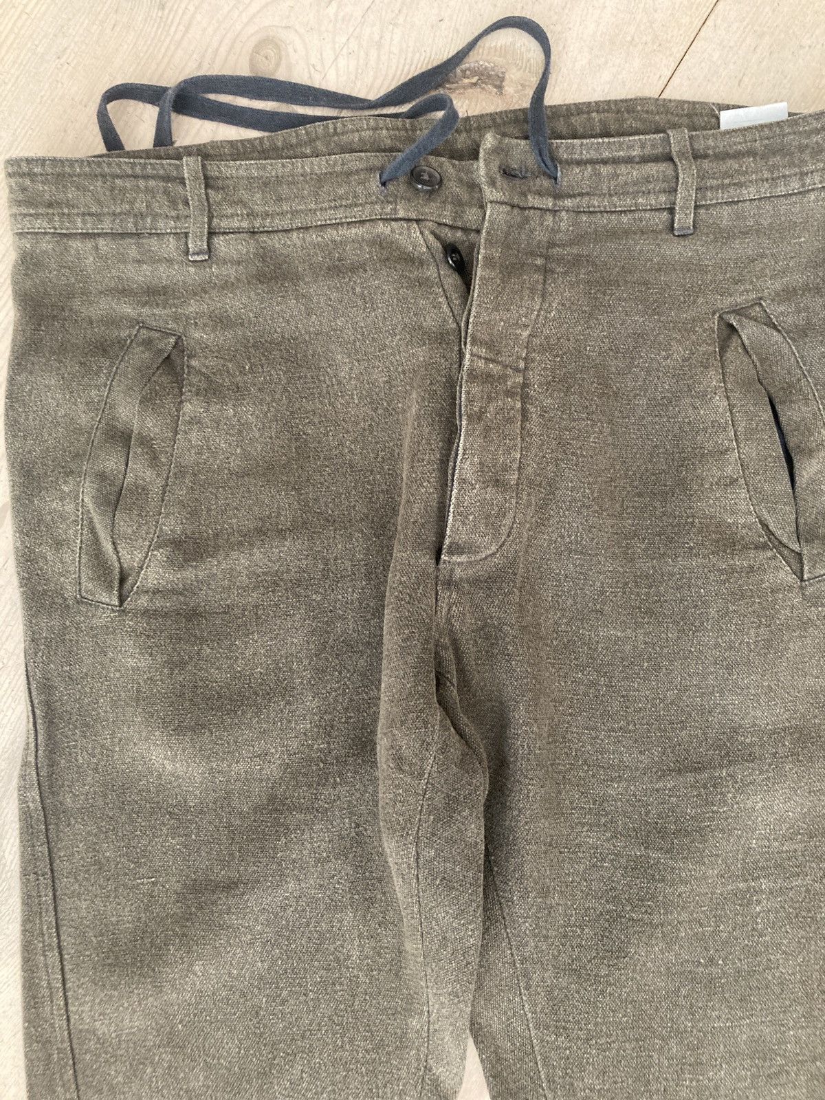 Ann Demeulemeester Linen sweats Size US 32 / EU 48 - 6 Thumbnail
