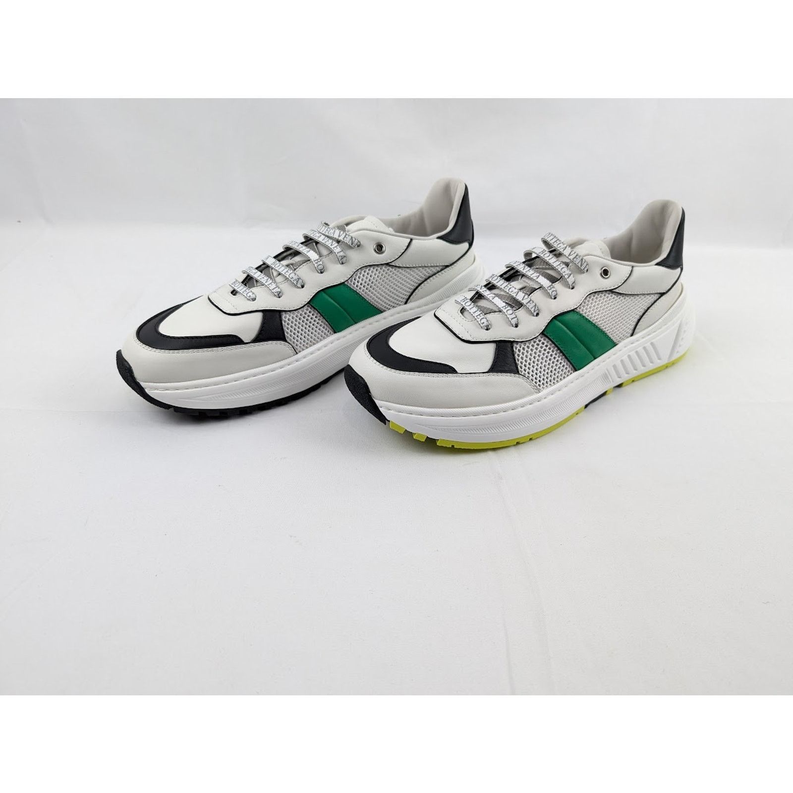 Bottega Veneta o1rshd1 Mens Speedster Leather Sneakers in Multicolor Size US 12.5 / EU 45-46 - 16 Thumbnail