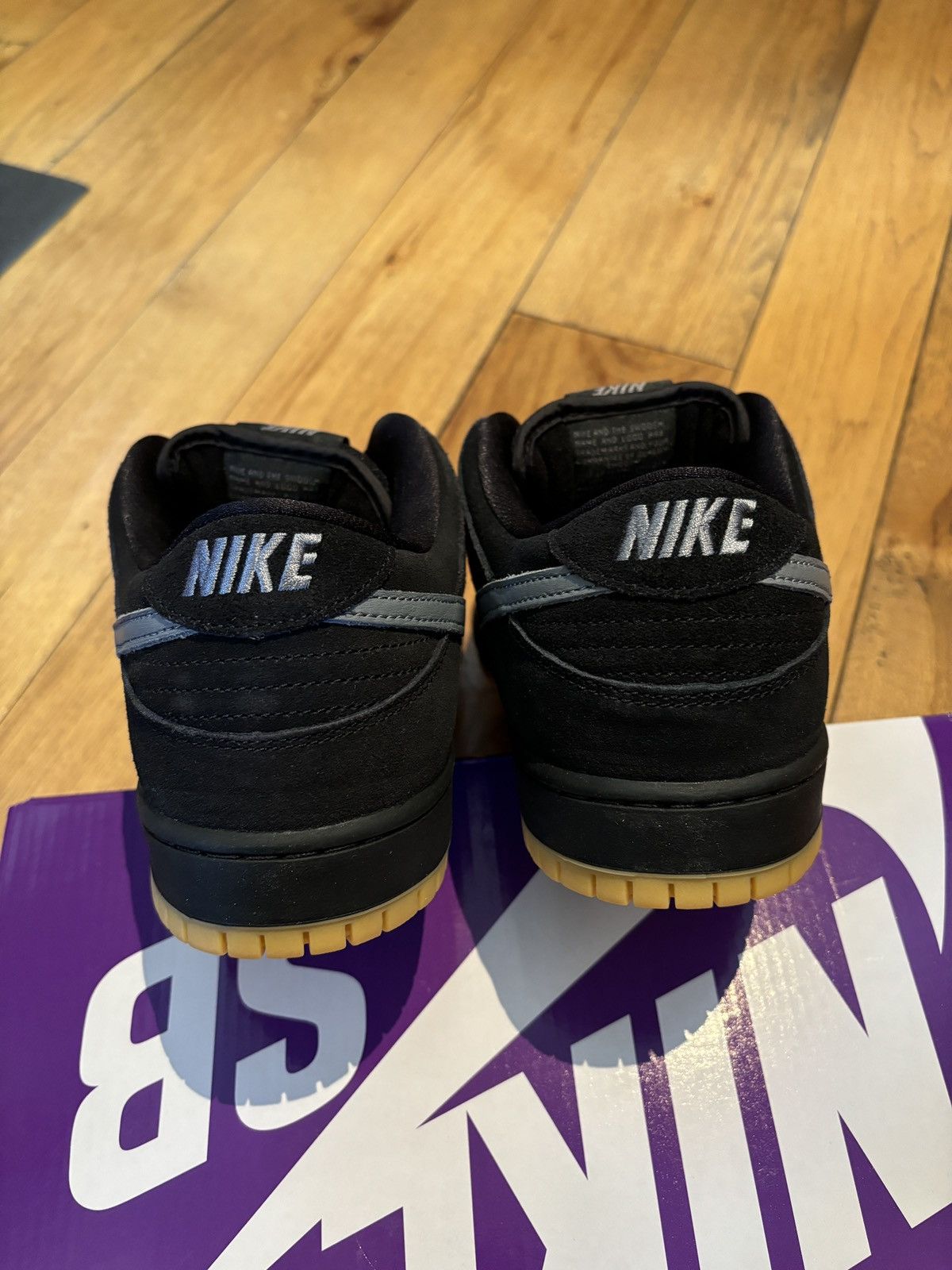 Nike Nike Dunk Low SB Fog Black Gum Size US 12 / EU 45 - 6 Thumbnail