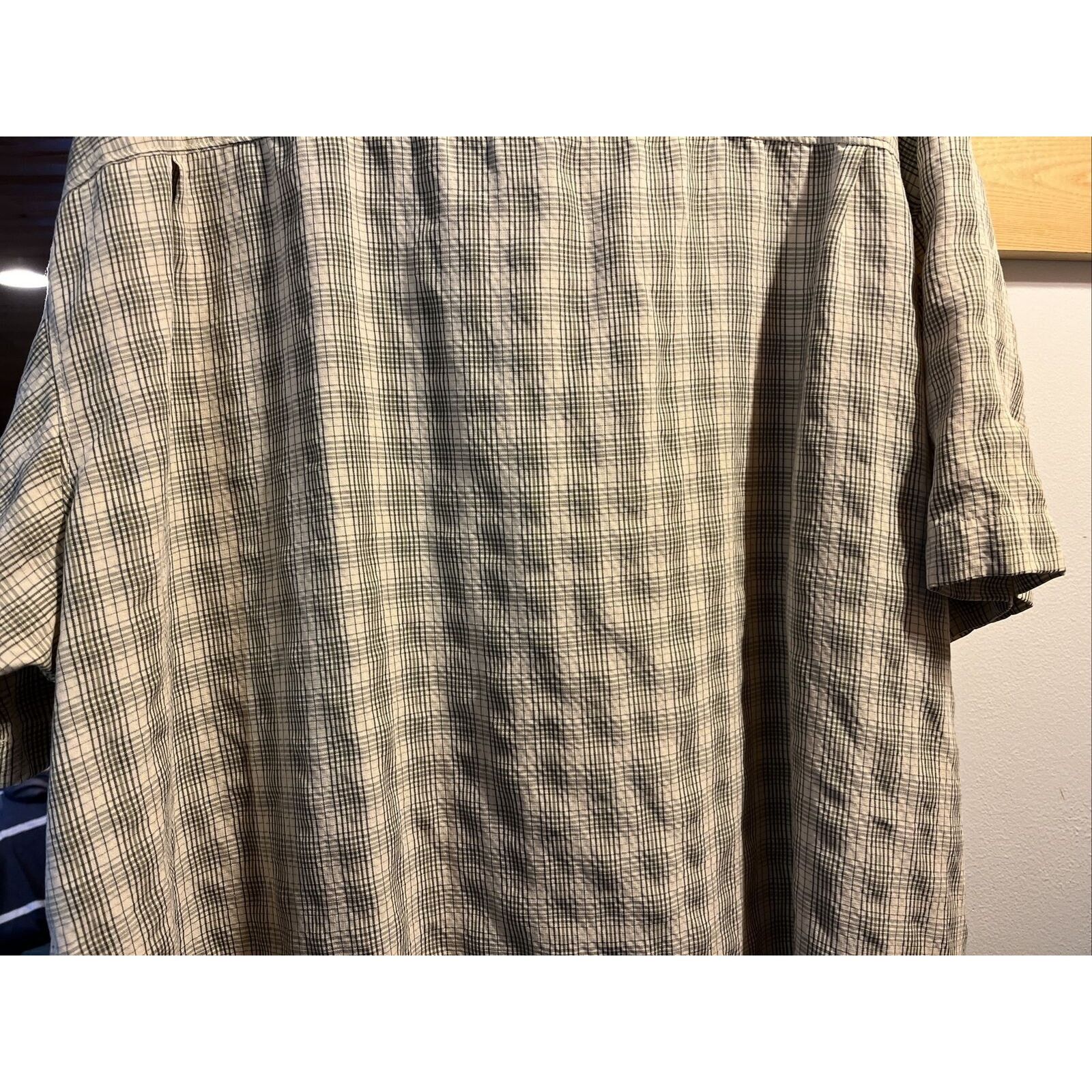 Columbia Columbia Sportswear Men’s XXL Beige Check SS Cotton Shirt Size US XXL / EU 58 / 5 - 10 Thumbnail