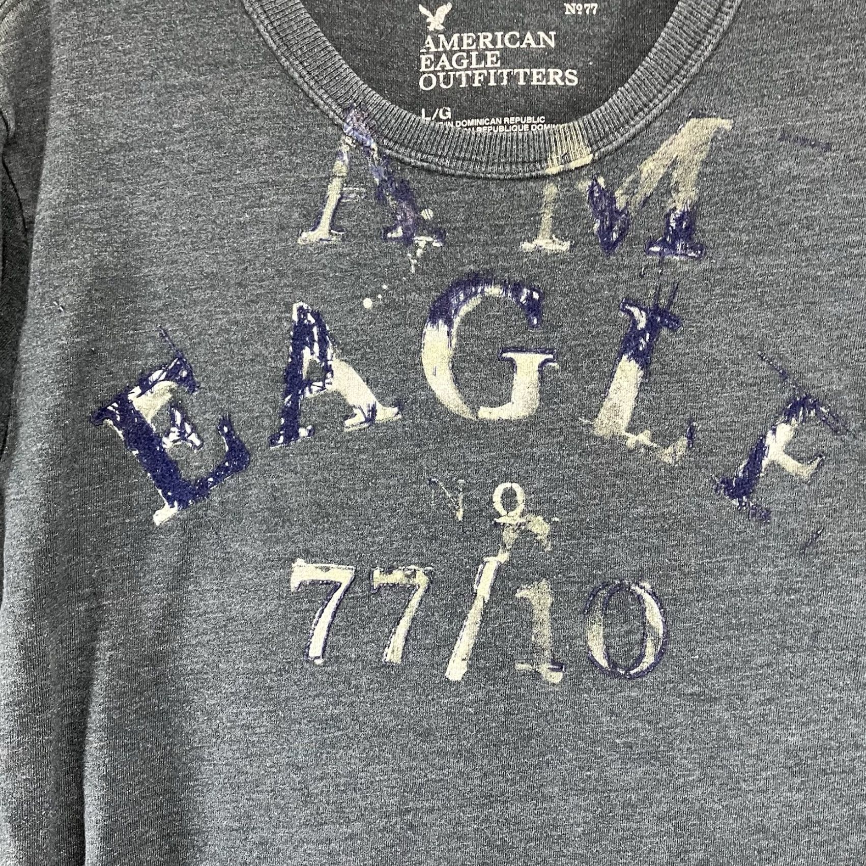 American Eagle Outfitters American Eagle Outfitters Mens Gray Long Sleeve Graphic T Shirt L USA Army Retro Adventure Time Astro Boy 7710 Size US L / EU 52-54 / 3 - 3 Thumbnail