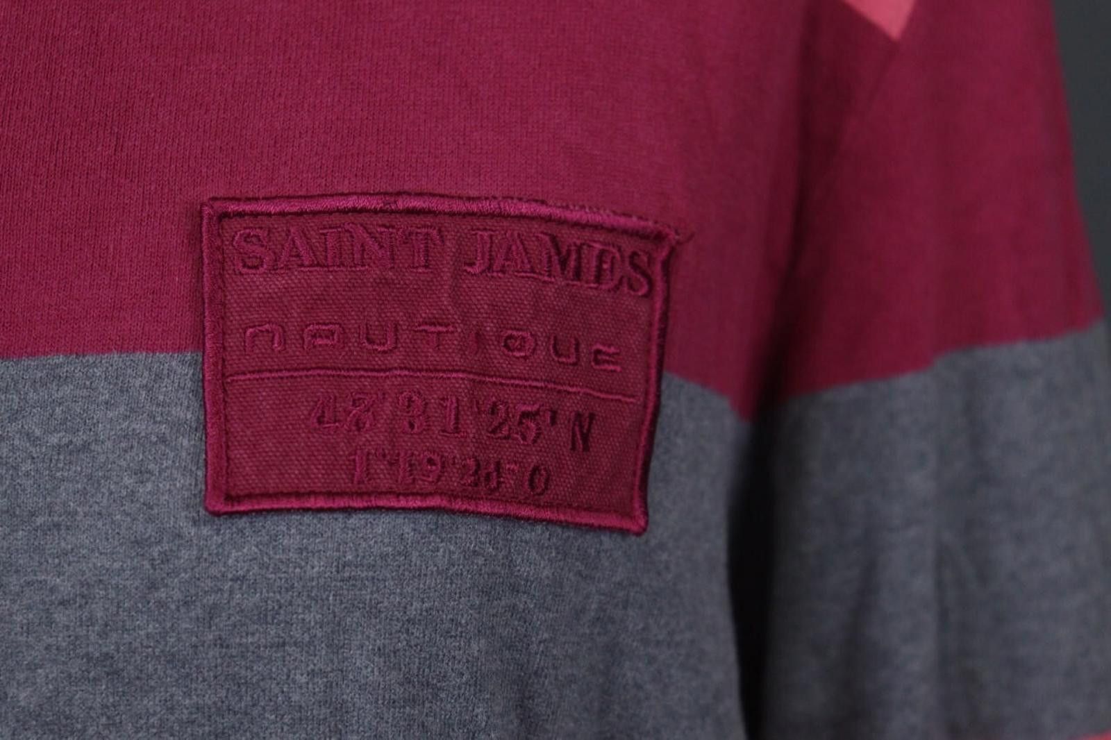 Saint James Saint James Multi Striped Cotton Collared Polo Shirt Size 38 Size US M / EU 48-50 / 2 - 5 Thumbnail
