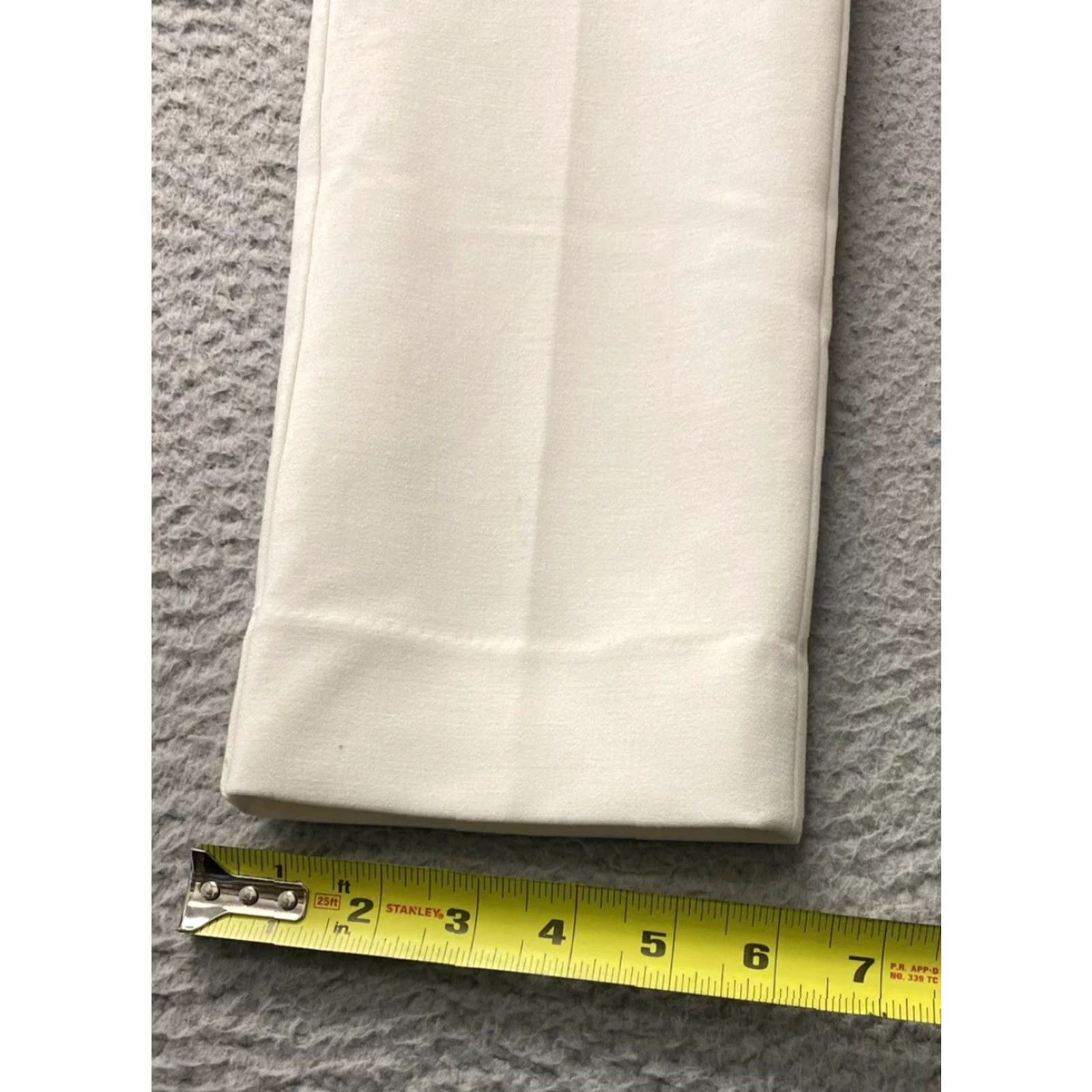Vintage Scandal Pants Womens Size 2 Tan Crop Slim Leg Trouser Flat Front/ 113-10 Size 30" / US 8 / IT 44 - 5 Thumbnail