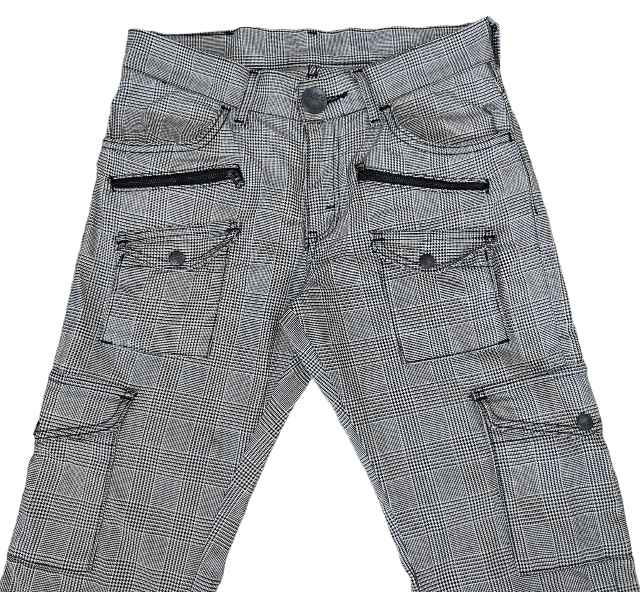 Japanese Brand Lee Checkered Multi pocket Pant Size US 28 / EU 44 - 4 Thumbnail
