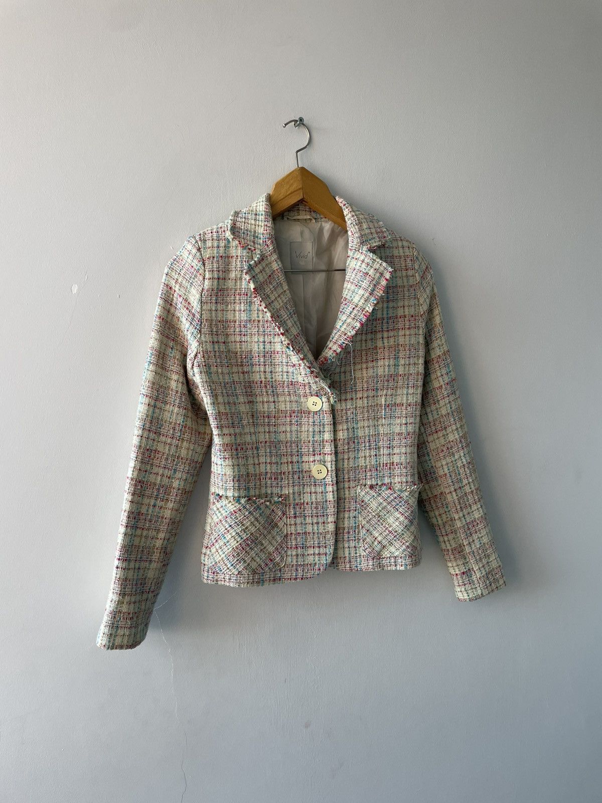 Vintage Vivid blazer Size S / US 4 / IT 40 - 4 Thumbnail