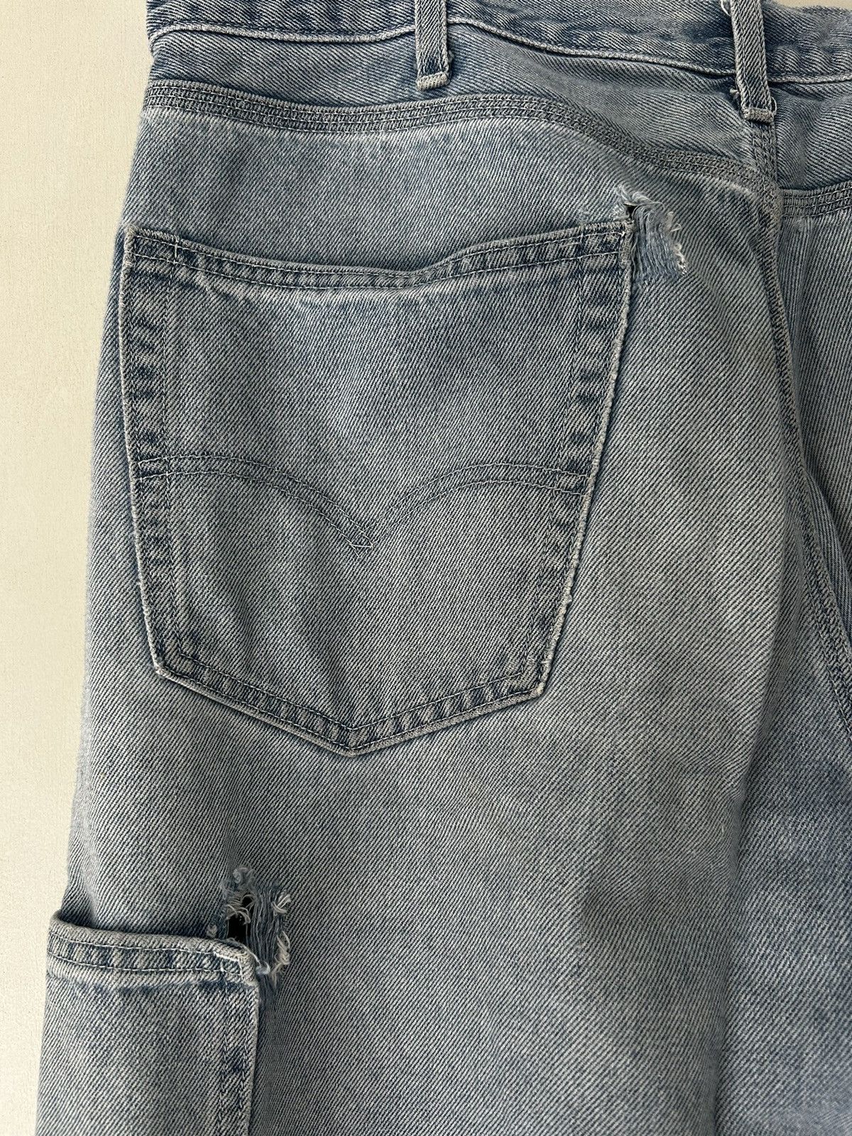 Levi's Levi’s Light Wash Wide Fit Carpenter Denim Jeans Size US 34 / EU 50 - 3 Thumbnail