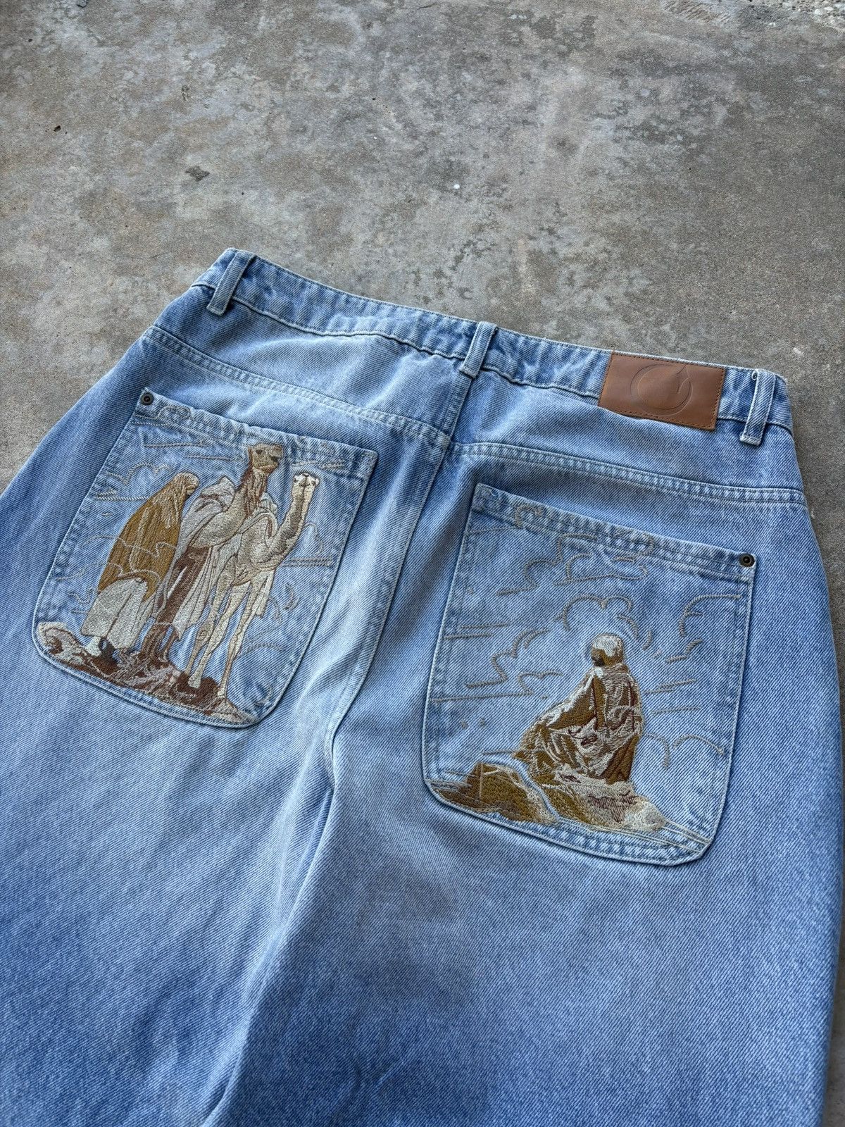 Derschutze Dershutze yasmin v3 Light Blue Baggy Denim Size US 32 / EU 48 - 7 Thumbnail