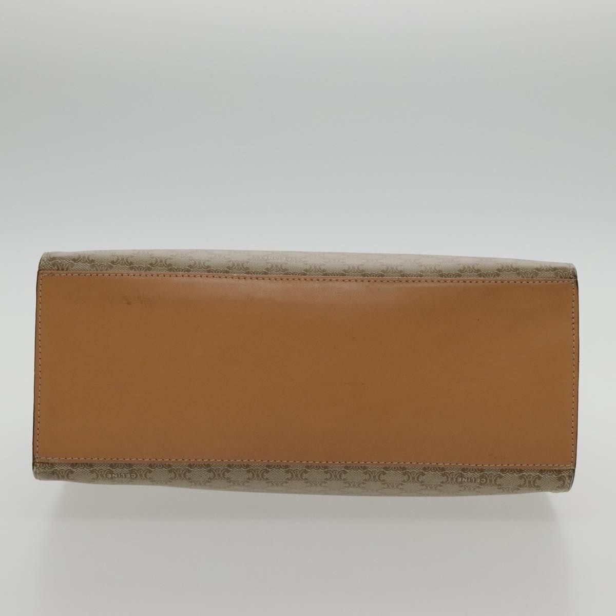 Celine CELINE Macadam Canvas Hand Bag Coated Canvas Beige Size ONE SIZE - 9 Thumbnail