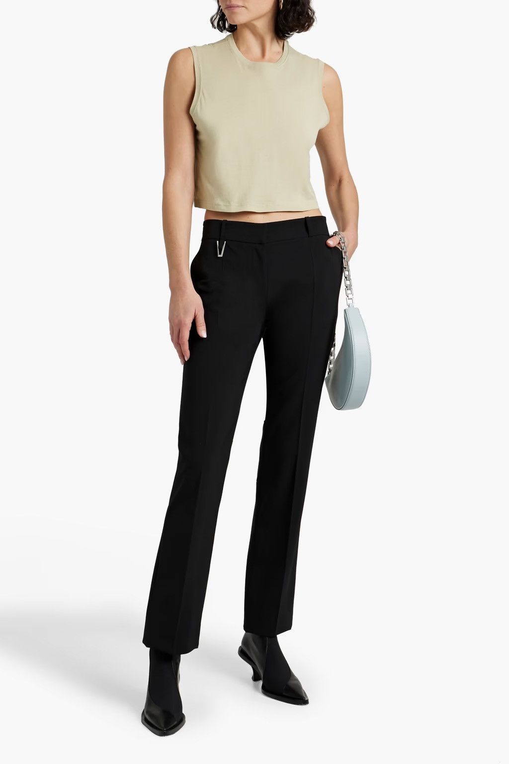 ATM ATM ANTHONY THOMAS MELILLO Cropped cotton-jersey tank size M Size M / US 6-8 / IT 42-44 - 2 Thumbnail