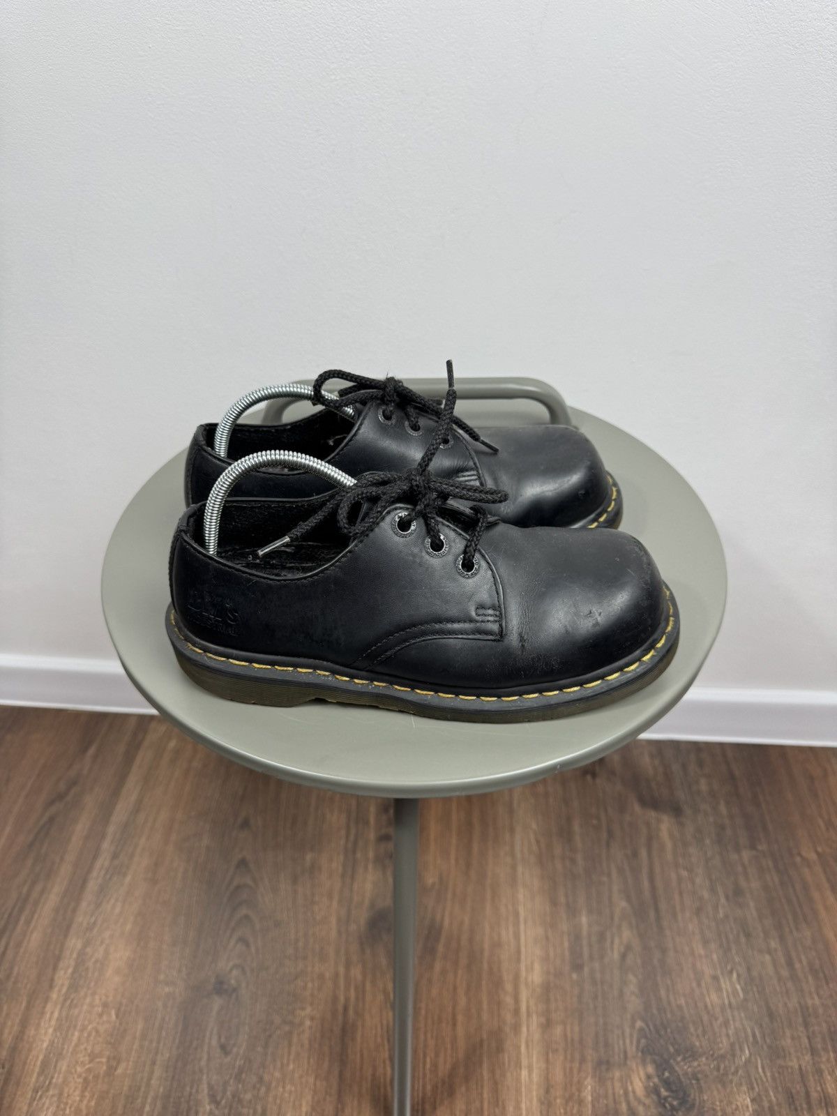 Dr. Martens Vintage Dr Martens 2225 Steel Toe Work Shoes 38 Heavily Worn Size US 7 / IT 37 - 4 Thumbnail