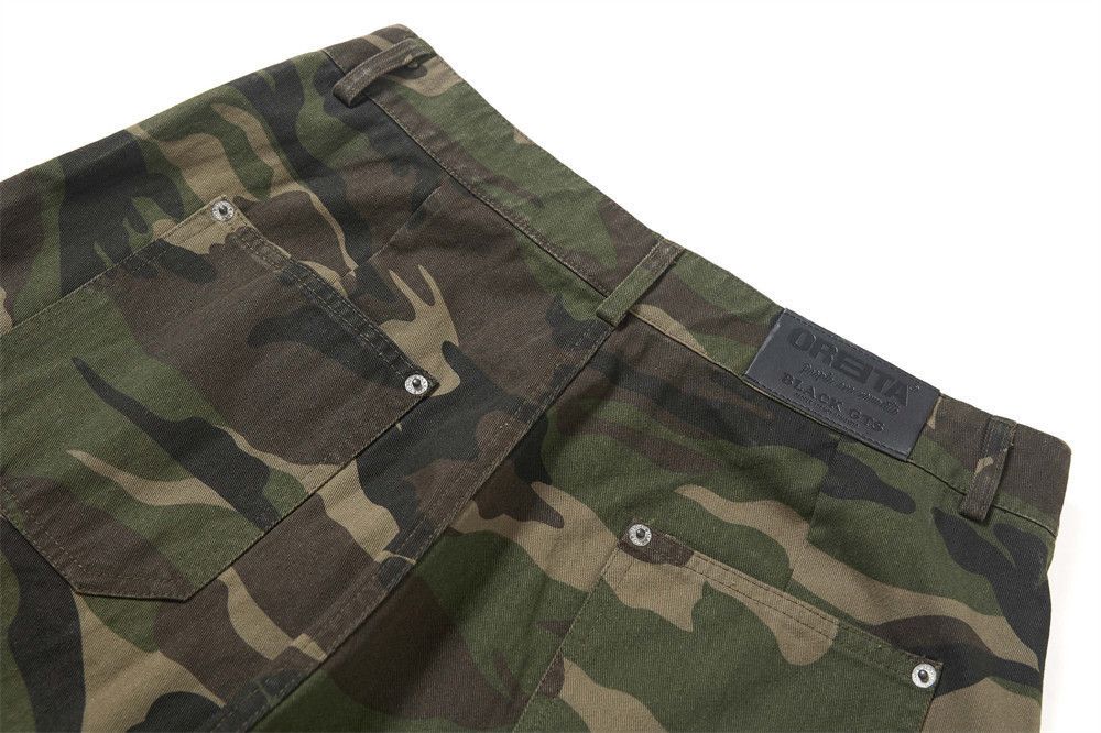 Japanese Brand American camouflage men's punk loose wide-leg work trousers Size US 32 / EU 48 - 5 Thumbnail