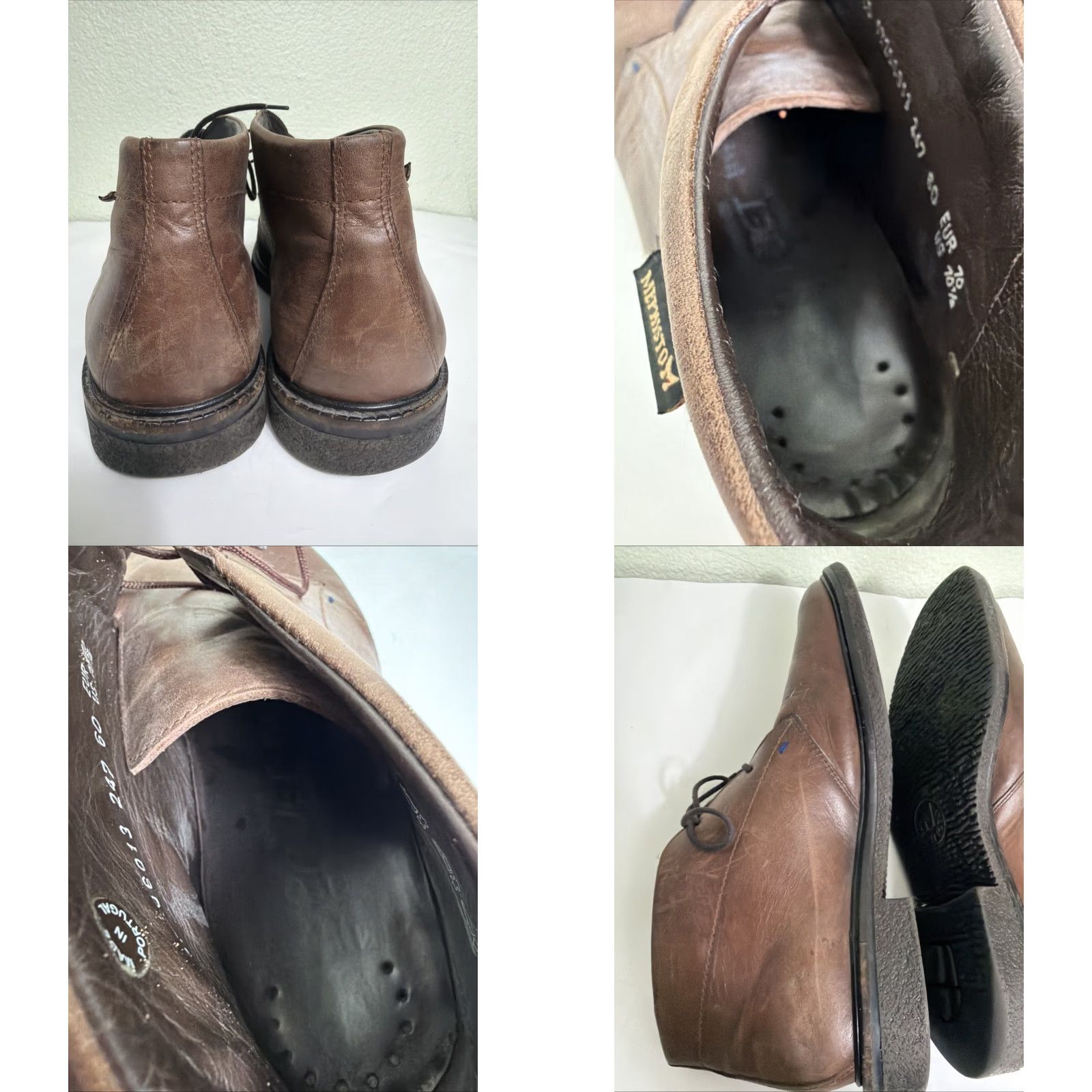 Mephisto Mephisto Brown Leather Chukka Boots Ankle Boot Portugal US 10.5 Mens Brown Leather Chukka Boots Size US 11 / EU 44 - 9 Thumbnail