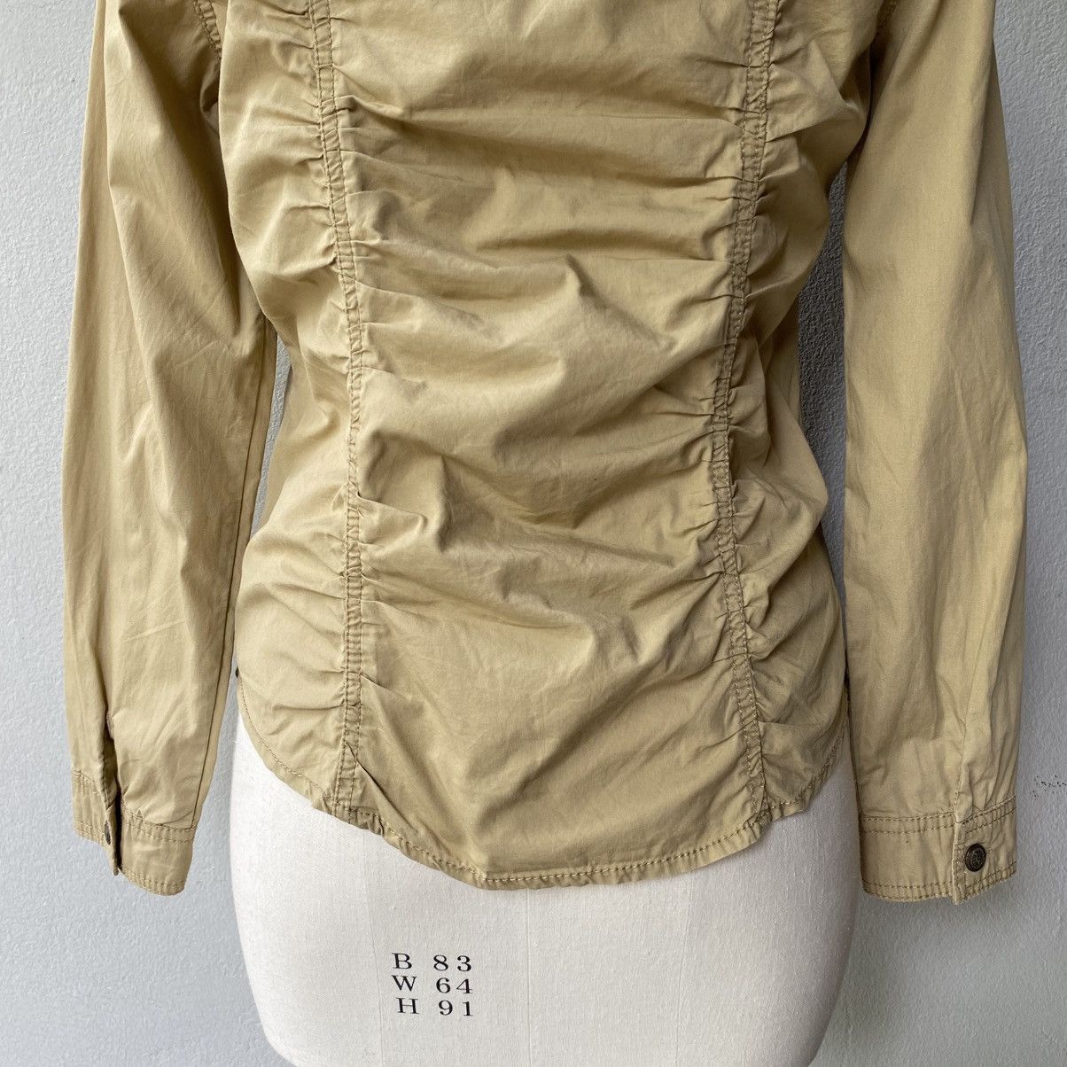 Japanese Brand Y2K PUNK SKY bumble Beige Utility Shirt Size M / US 6-8 / IT 42-44 - 21 Thumbnail