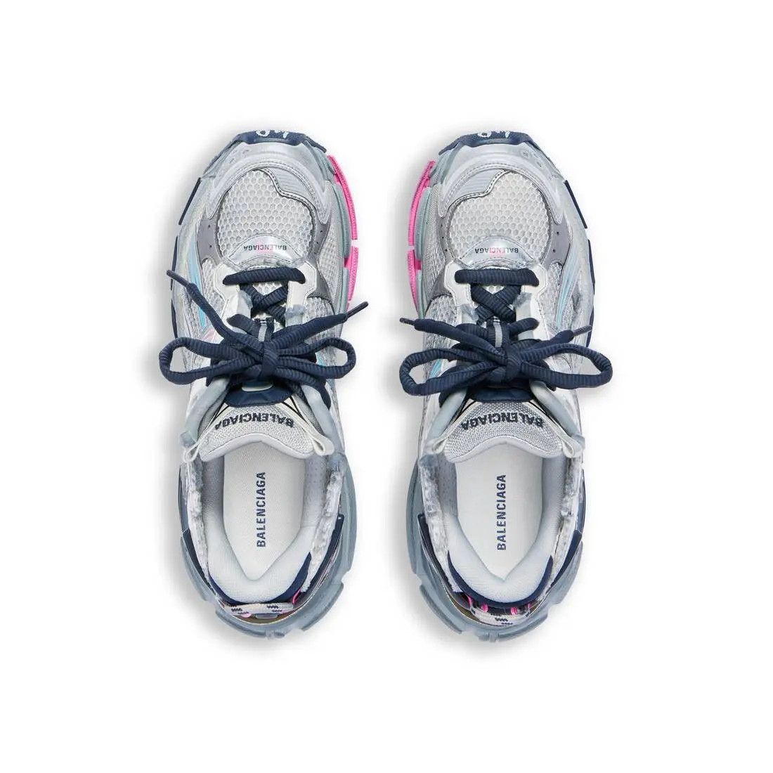 Balenciaga o1w1db10425 Runner Sneakers in Multicolor Size US 9 / EU 42 - 3 Thumbnail