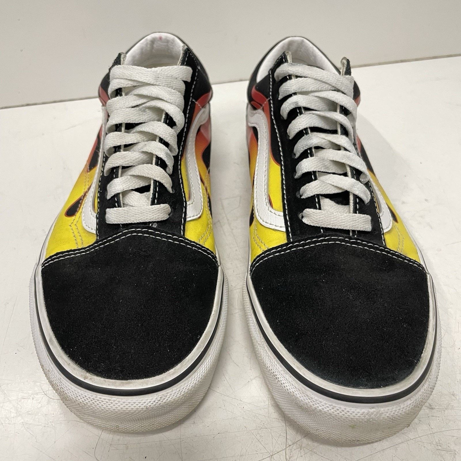 Vans Vans Old Skool Flame Sneakers 7.5 Black Skateboarding Shoes Size US 7.5 / EU 40-41 - 3 Thumbnail