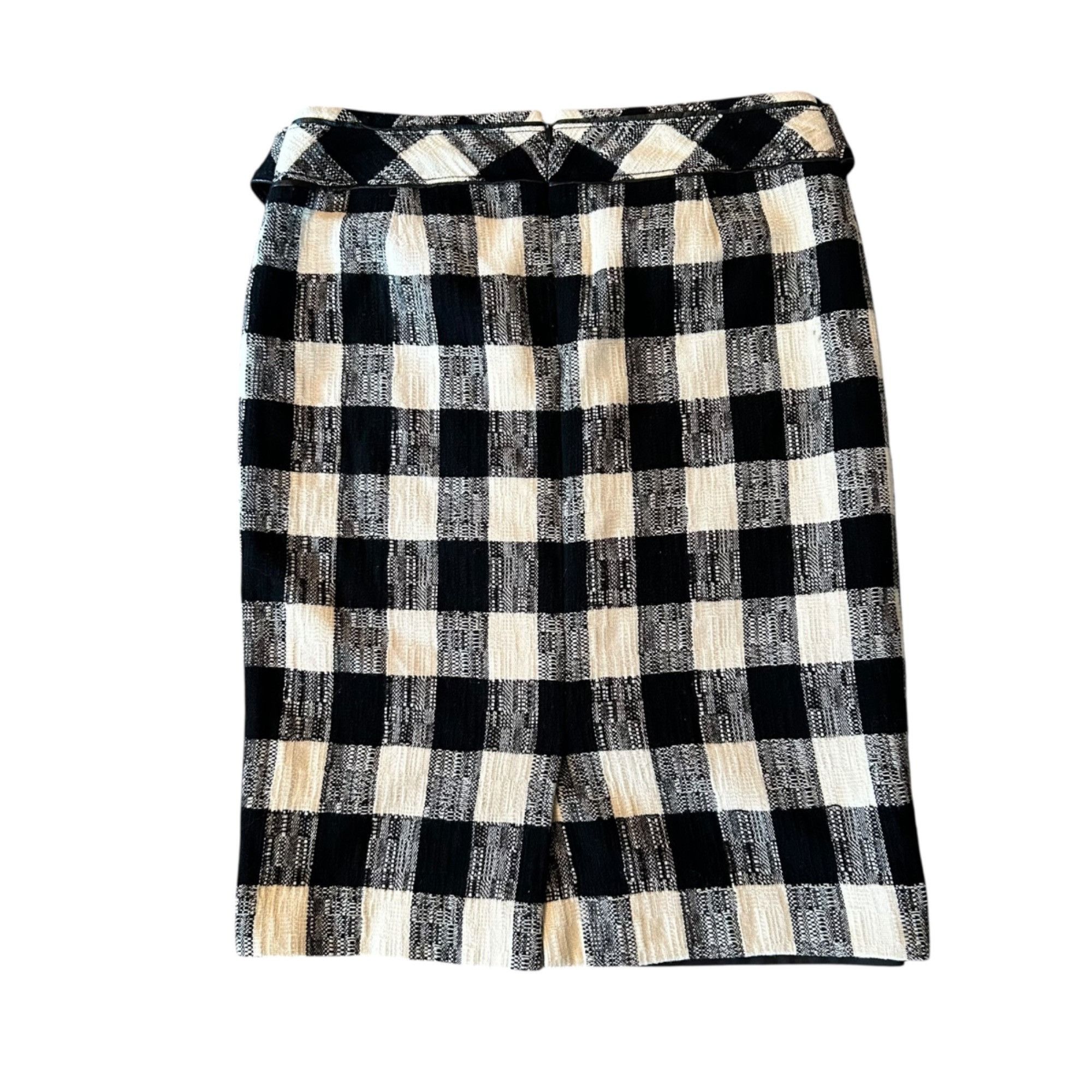 Other Compagna Monochromatic Check Old Money Classic Pencil Skirt Size 33" - 6 Thumbnail