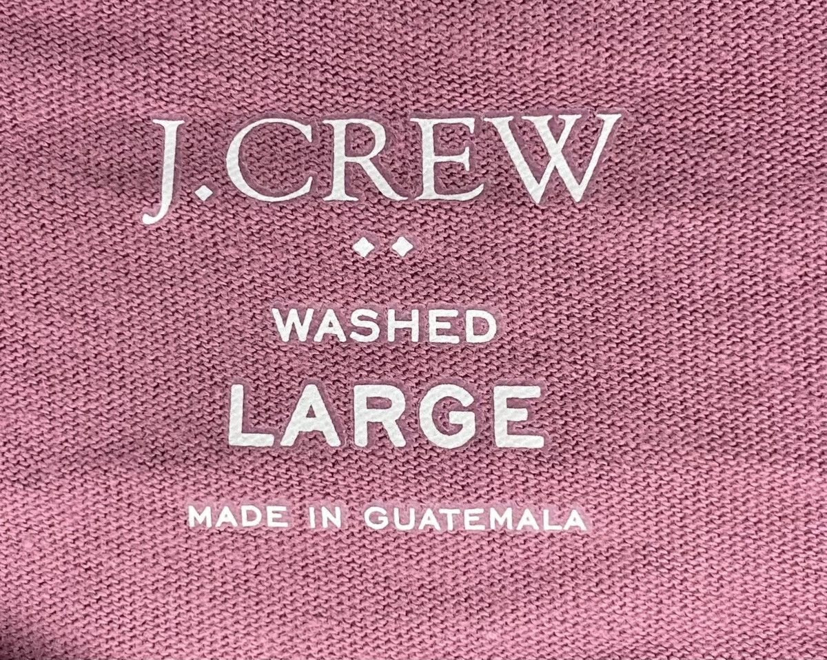 J.Crew J Crew Long-sleeve Washed Jersey Hoodie Magenta Large Size US L / EU 52-54 / 3 - 3 Thumbnail