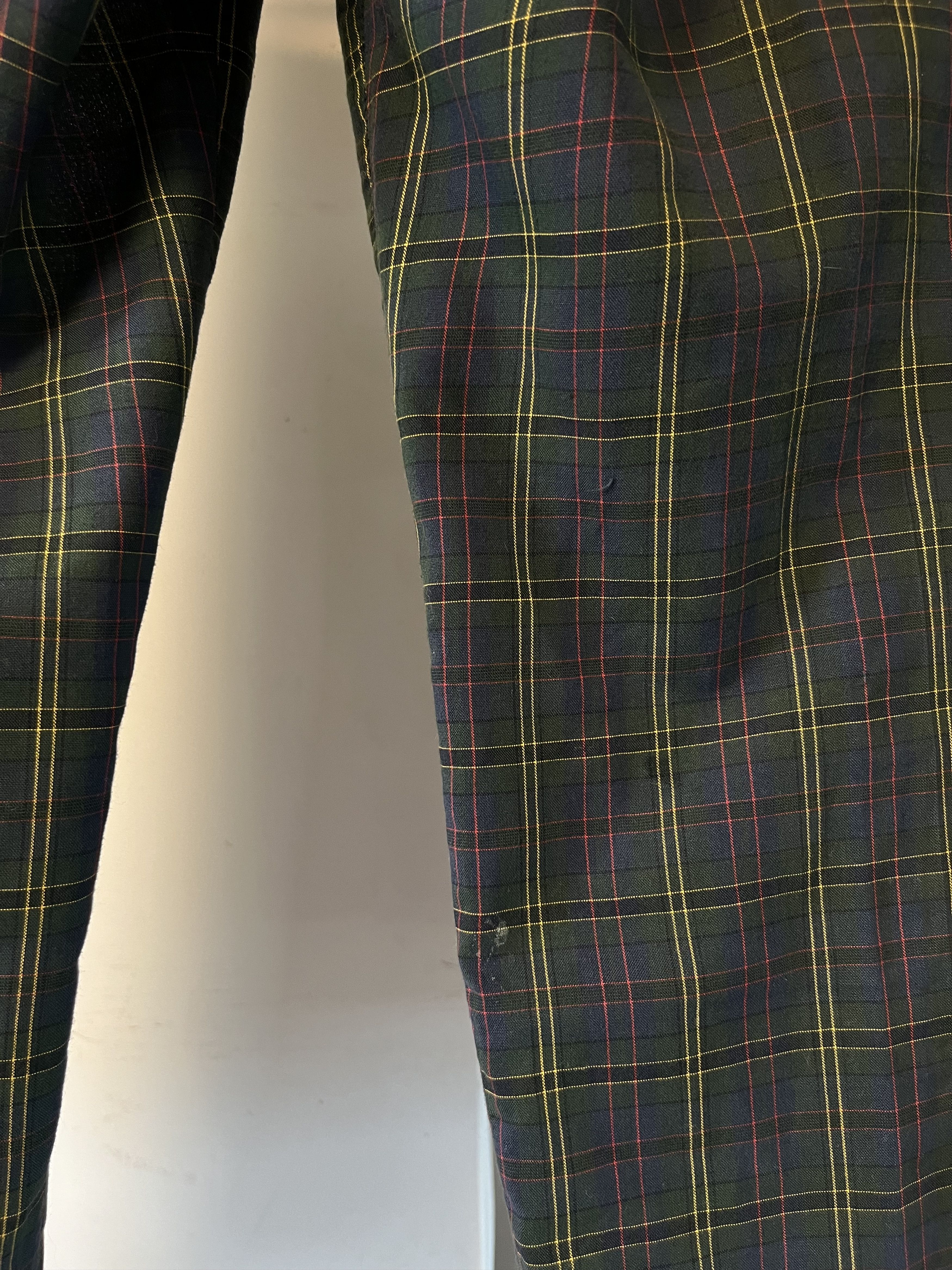 Lacoste Vintage 90s Lacoste Old Money Checked Pants Size US 36 / EU 52 - 8 Thumbnail