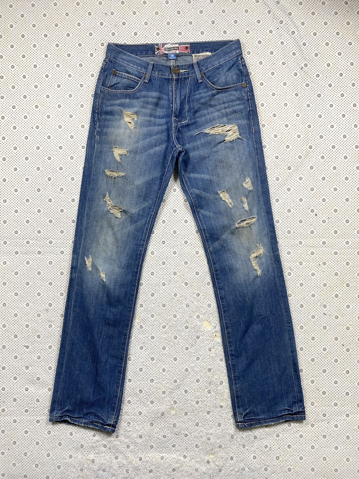 Hysteric Glamour × PPFM Extremely Patina Look Denim By Monarchy Jeans Size US 34 / EU 50 - 1 Thumbnail