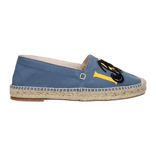 image of Loewe Ob1O1E0424 Espadrilles In Blue / Yellow Shoes in Blue/Yellow, Men's (Size 7)