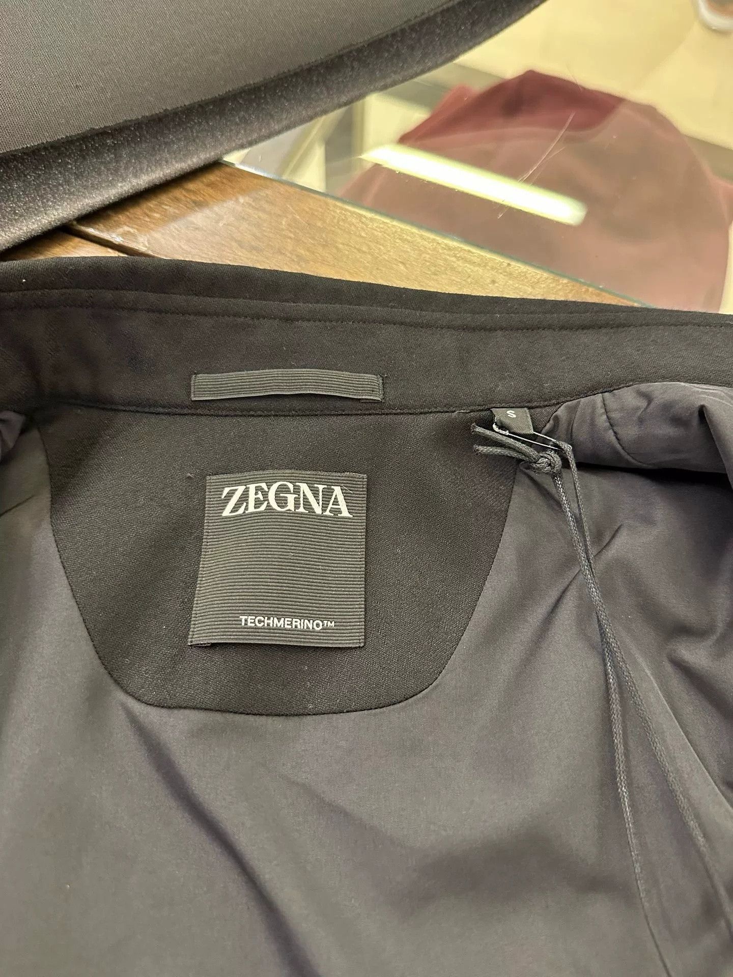 Ermenegildo Zegna Zegna Men's Black Wool Jacket Size US L / EU 52-54 / 3 - 7 Thumbnail