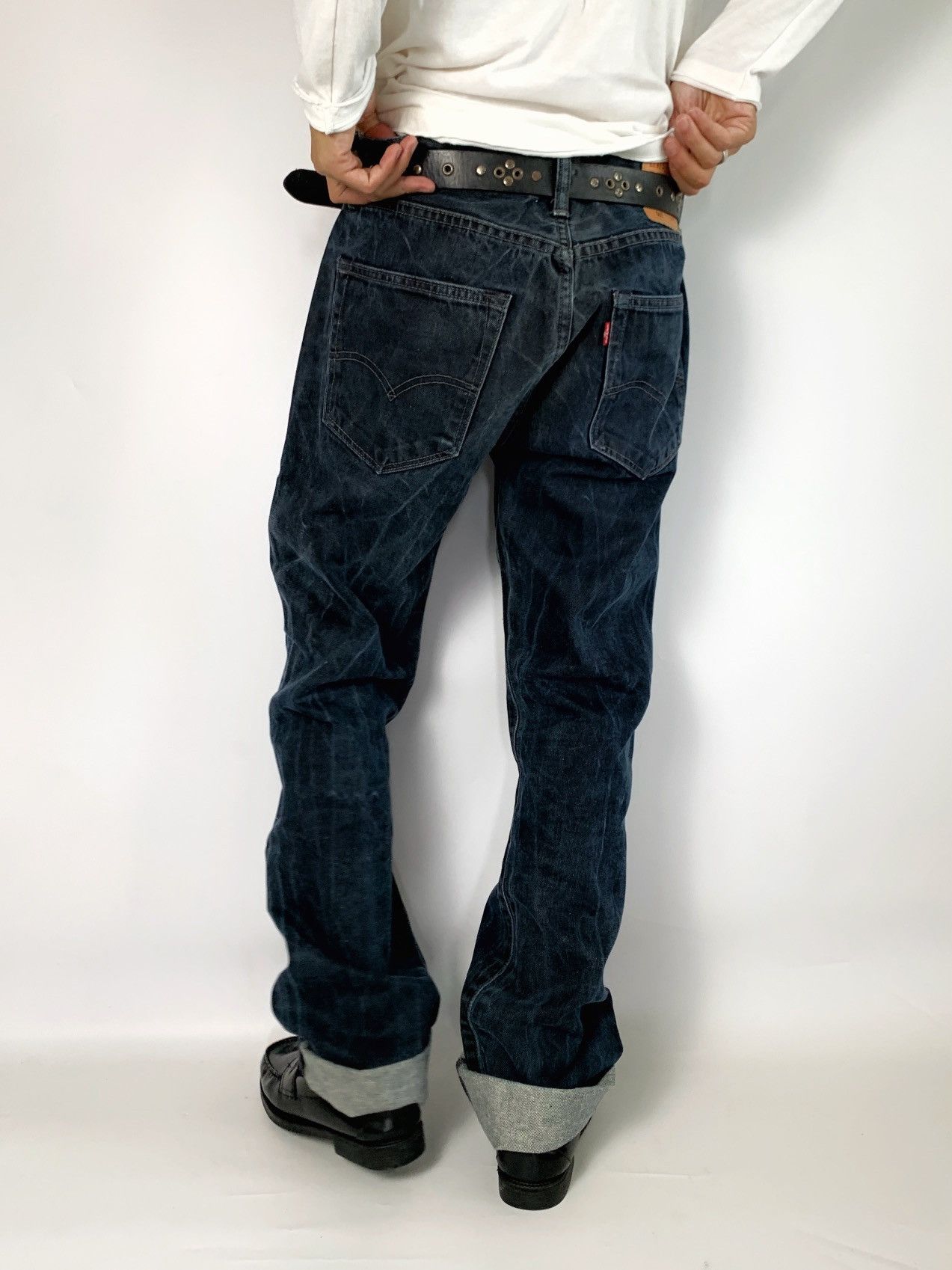 Levi's LEVIS STONEWASH acid JEANS 501 RARE Size US 31 - 17 Thumbnail