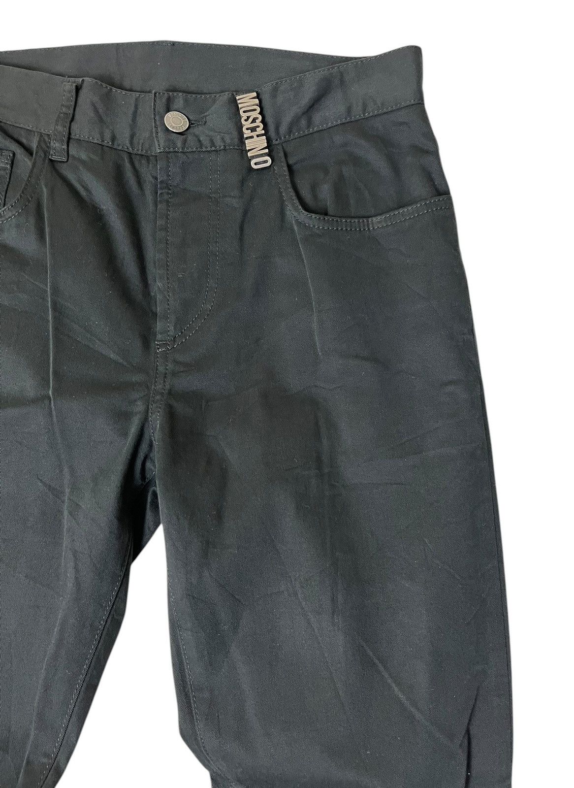 Moschino Moschino Black Slim Fit Casual Pants Made In Italy Size US 30 / EU 46 - 6 Thumbnail