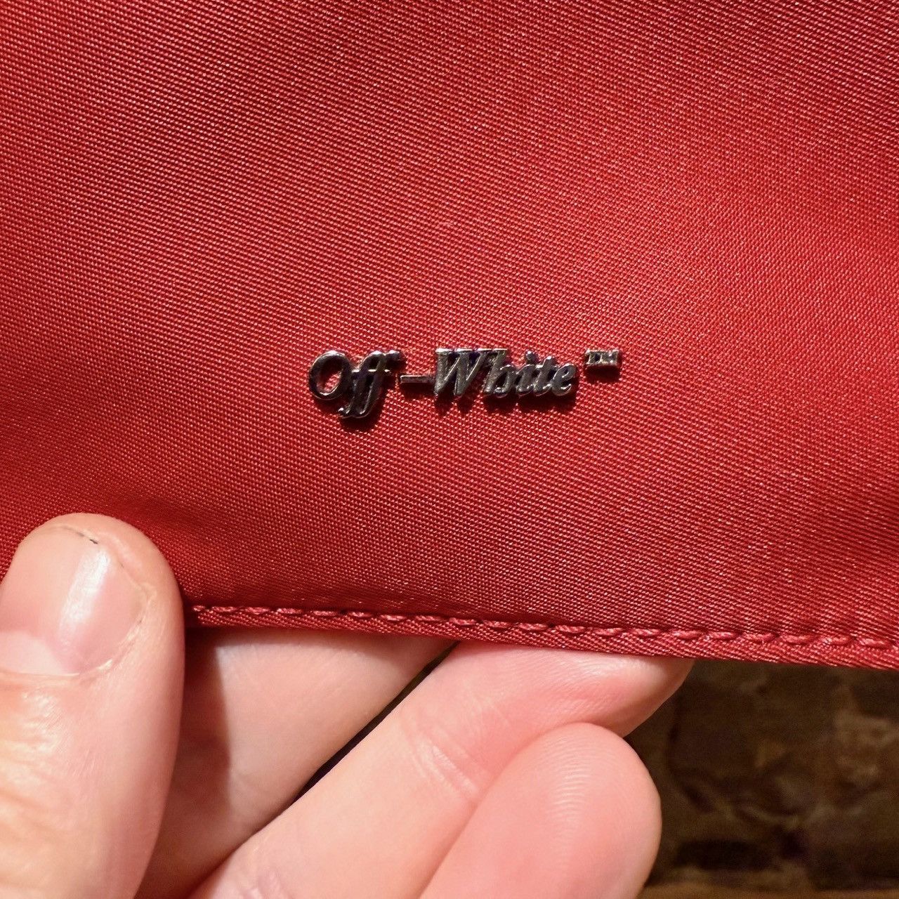 Off-White Off-White Red Nylon Industrial Strap Crossbody Bag Size ONE SIZE - 2 Thumbnail