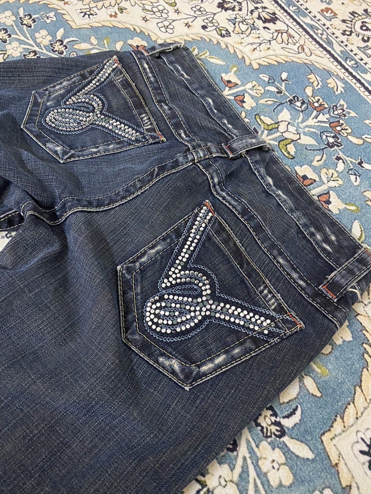 Tornado Mart 🔥 Flared jeans brand Bebe Size 29" - 7 Thumbnail