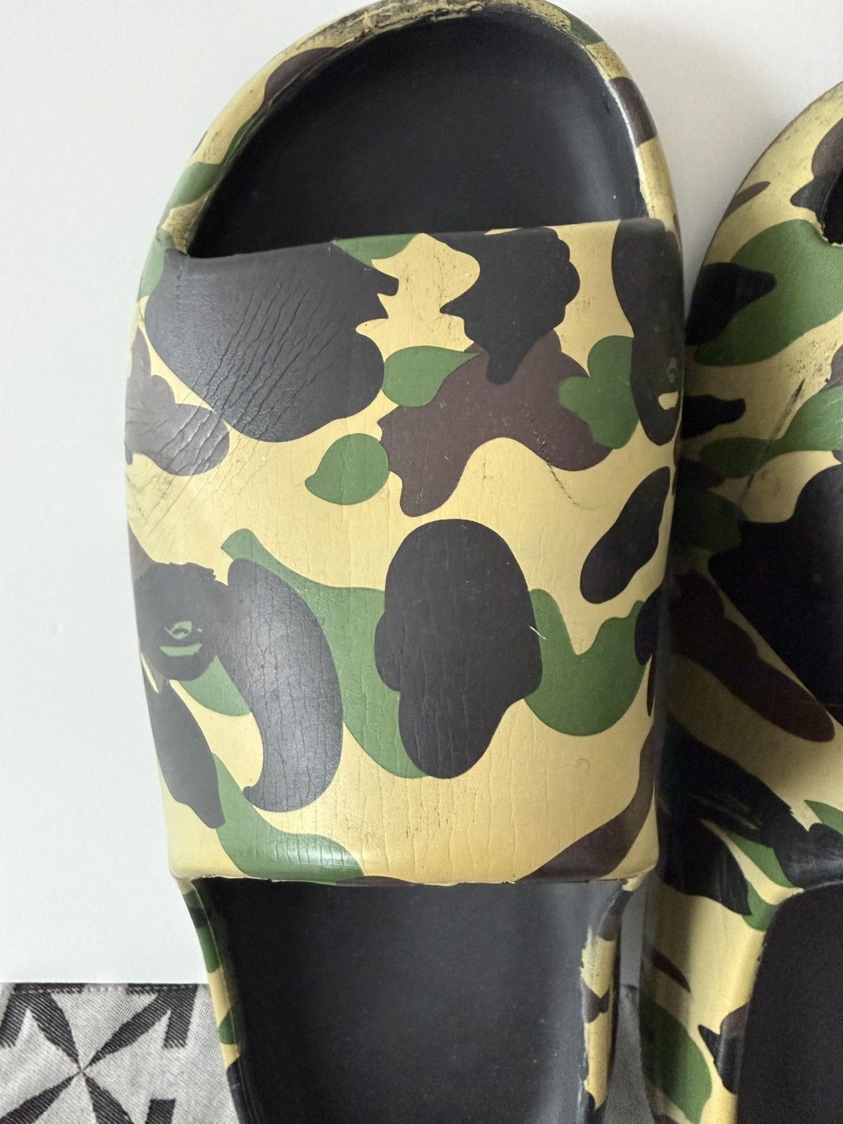 Bape Bape Green Camo Slides Size 11 Size US 11 / EU 44 - 3 Thumbnail