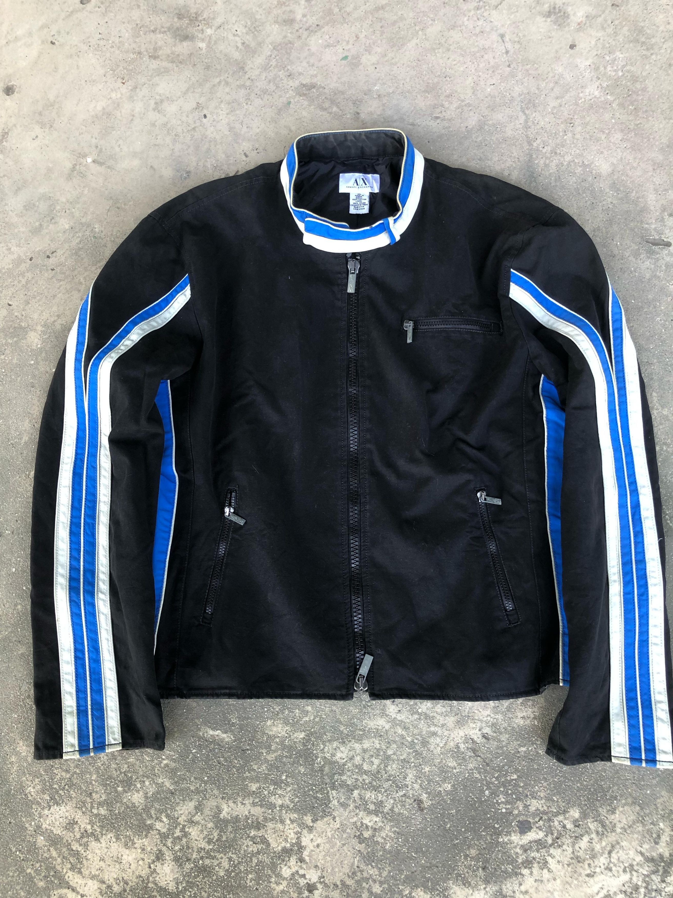 Armani 2000s Biker Jacket Armani Size US XL / EU 56 / 4 - 1 Thumbnail
