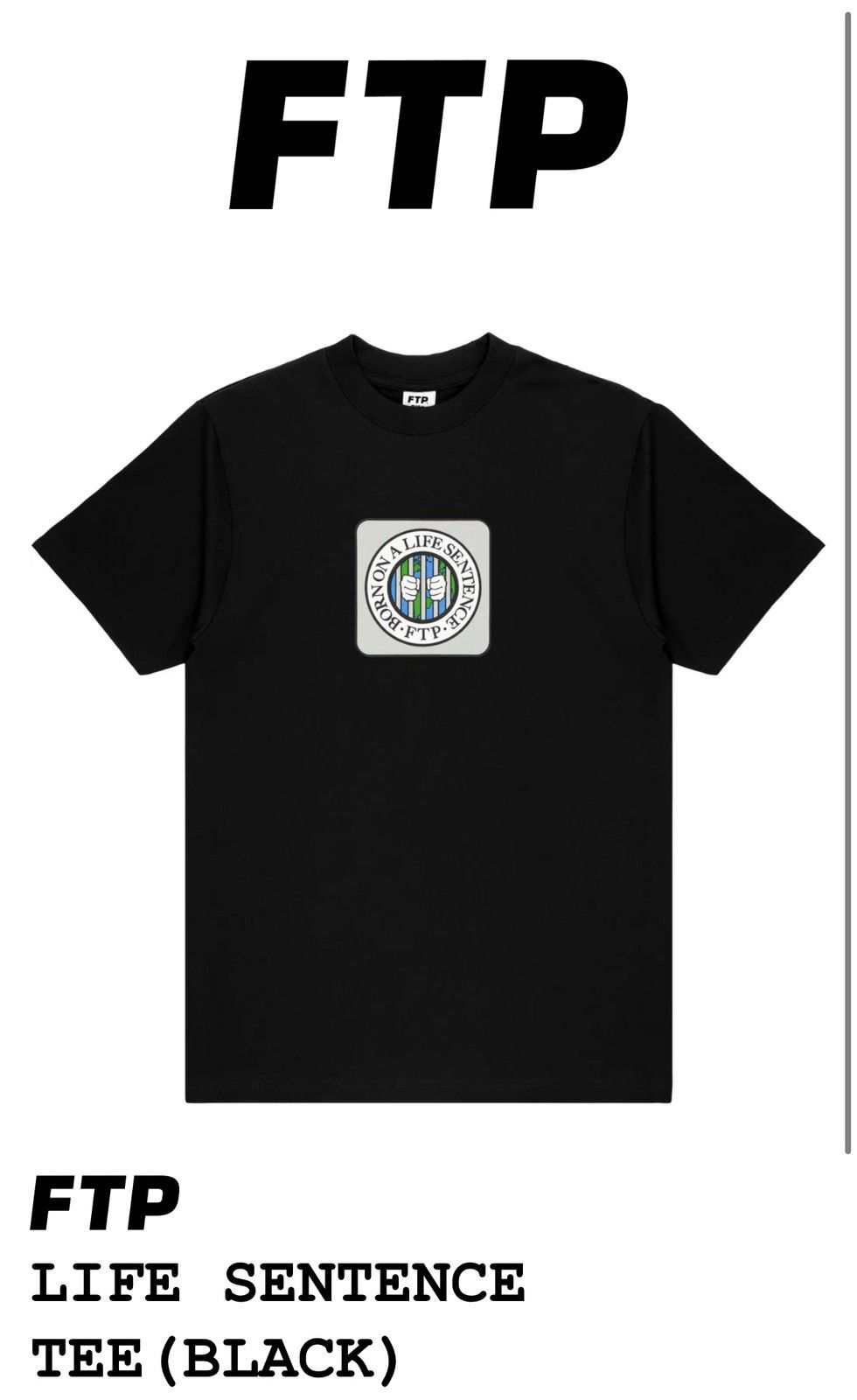 Fuck The Population FTP life sentence tee Black L Size US L / EU 52-54 / 3 - 3 Thumbnail