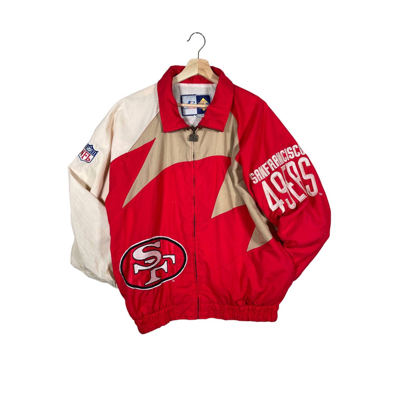 Vintage Vintage 1990's SF 49ers Logo Athletic Sharktooth Jacket