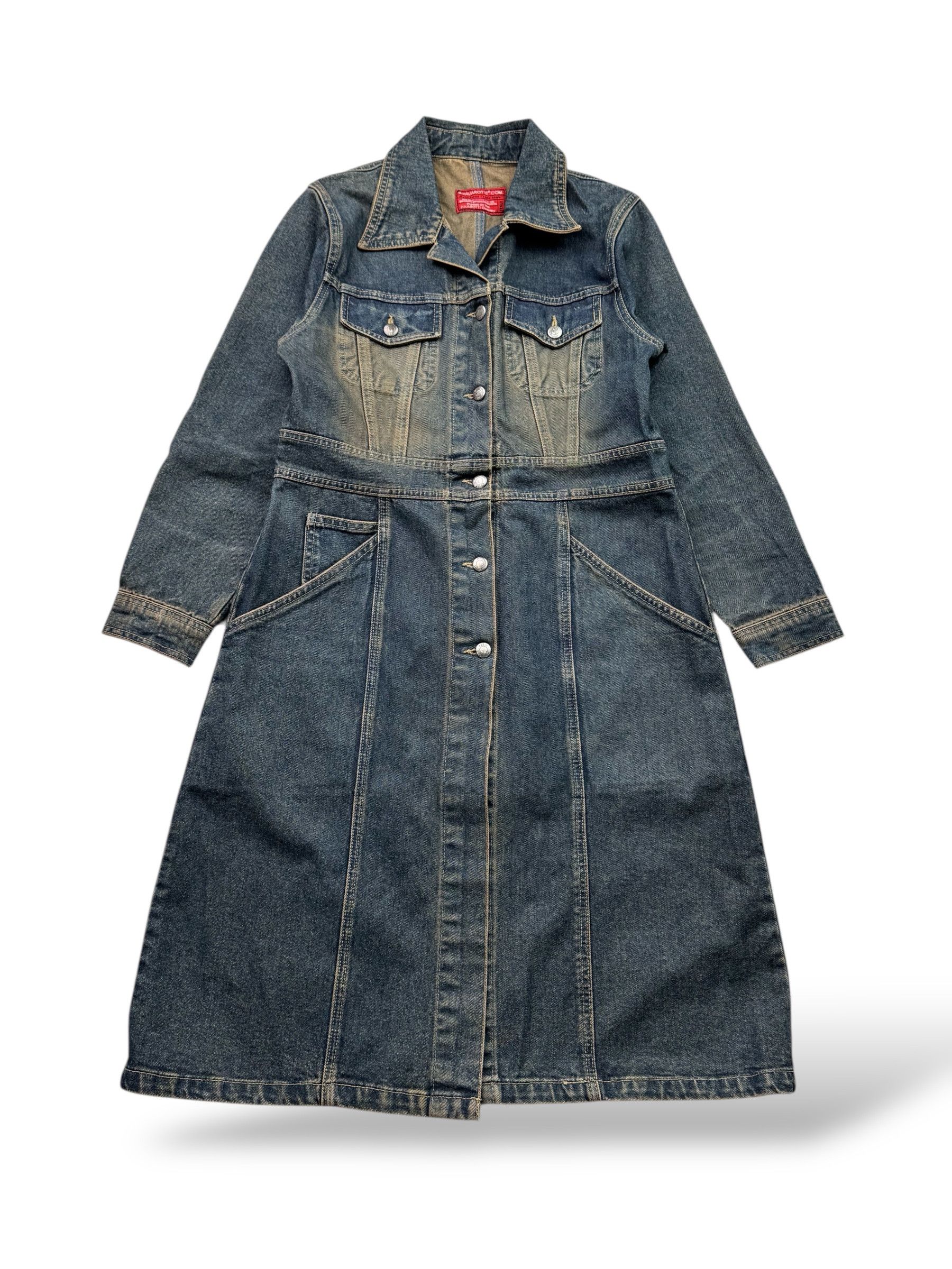 vintage denim maxi dress Vintage moments denim maxi Dress | Dress main image 1