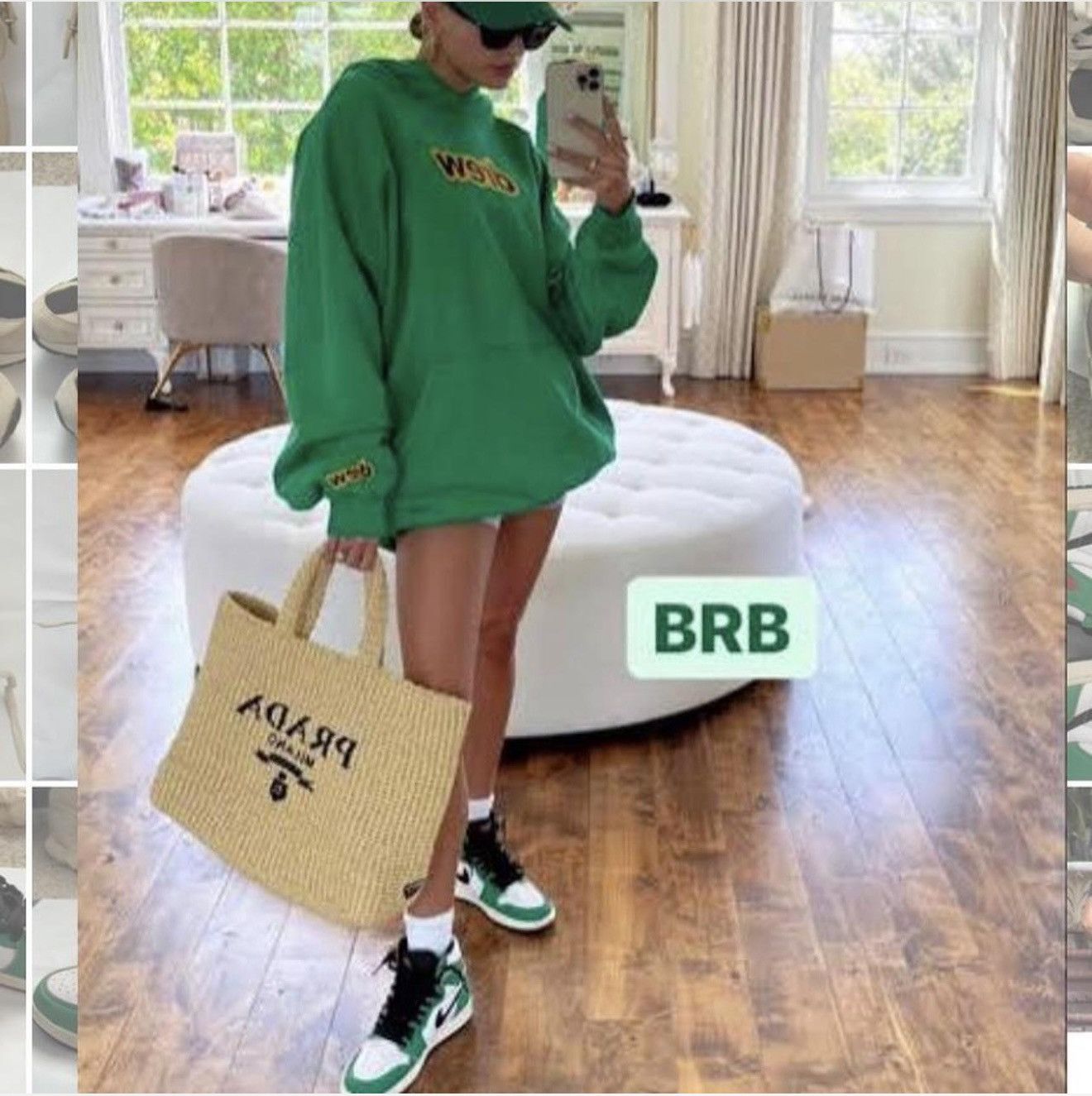 Jordan Brand Jordan 1 Retro High Lucky Green Womens worn a couple times Size US 7.5 / IT 37.5 - 8 Thumbnail