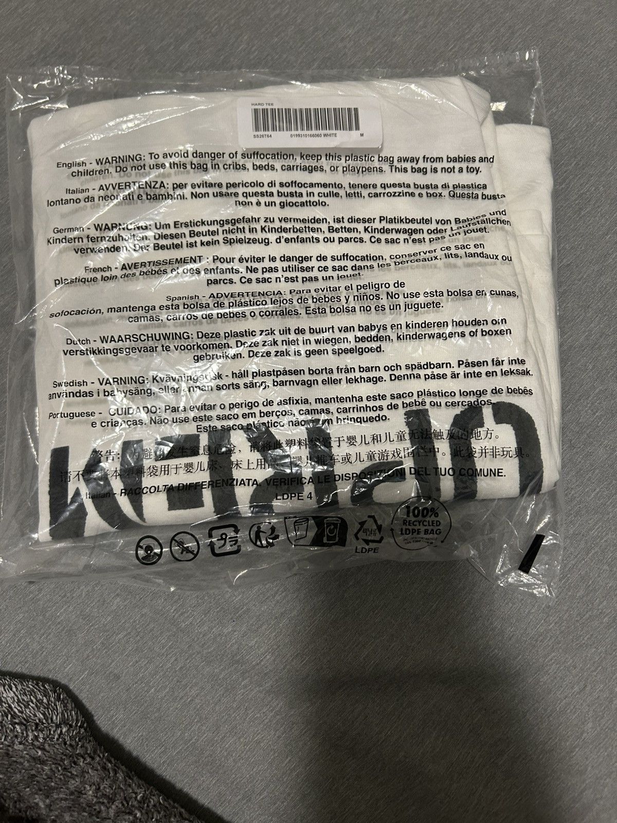Supreme Supreme hard tee Size US M / EU 48-50 / 2 - 4 Thumbnail