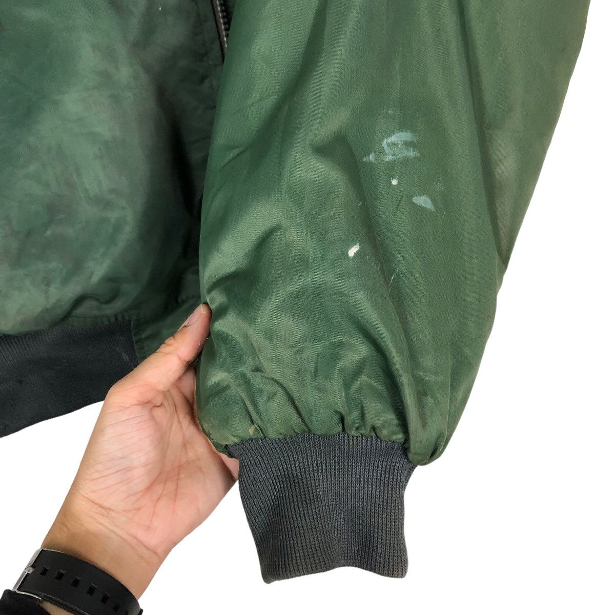 NFL 🔥Vintage Bomber Jacket NFL Authentic Pro Line Shearling Size US XL / EU 56 / 4 - 15 Thumbnail