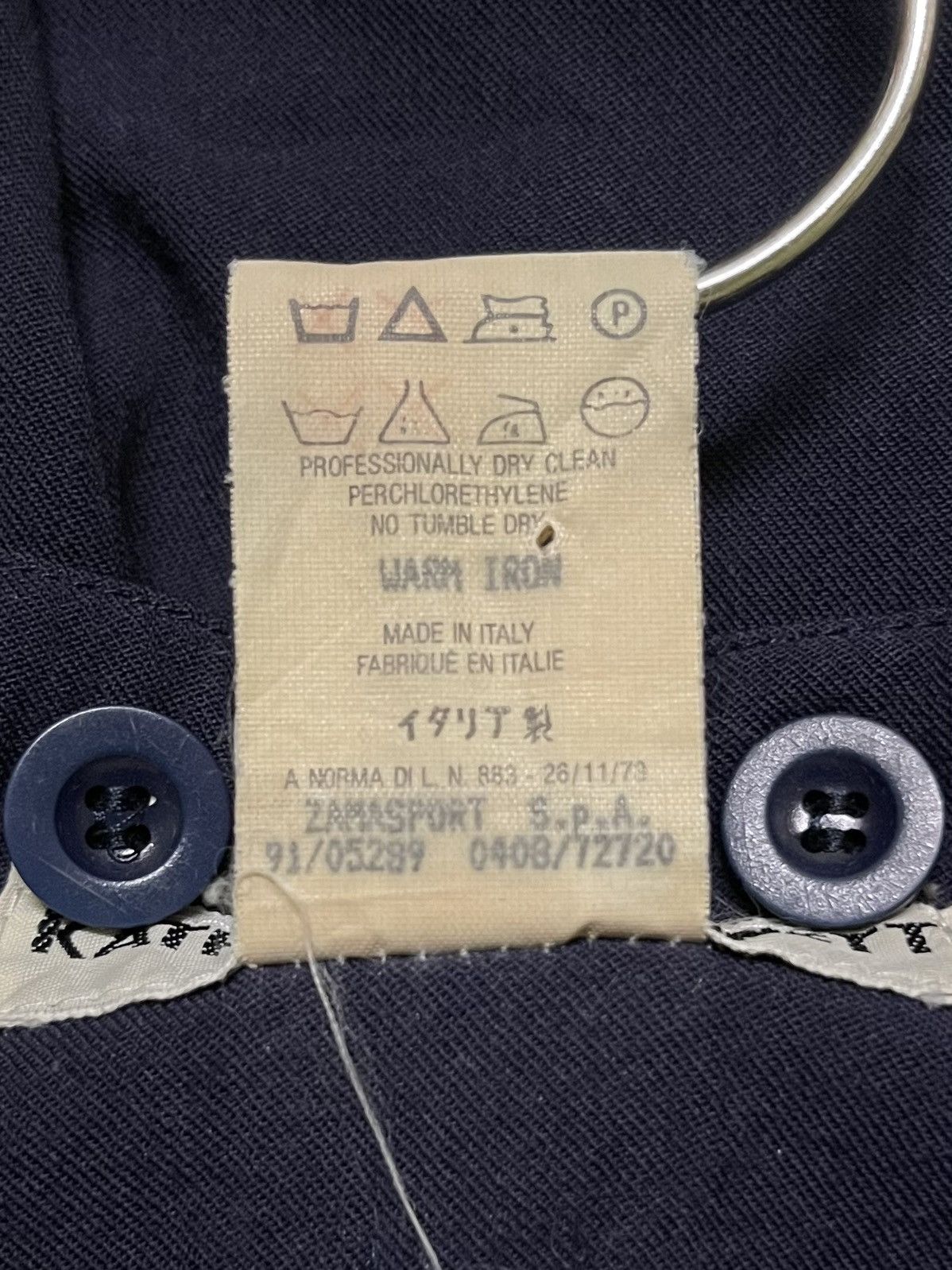 Katharine Hamnett London × Vintage Katharine Hamnett 90s Wool Pants Size 30" / US 8 / IT 44 - 23 Thumbnail