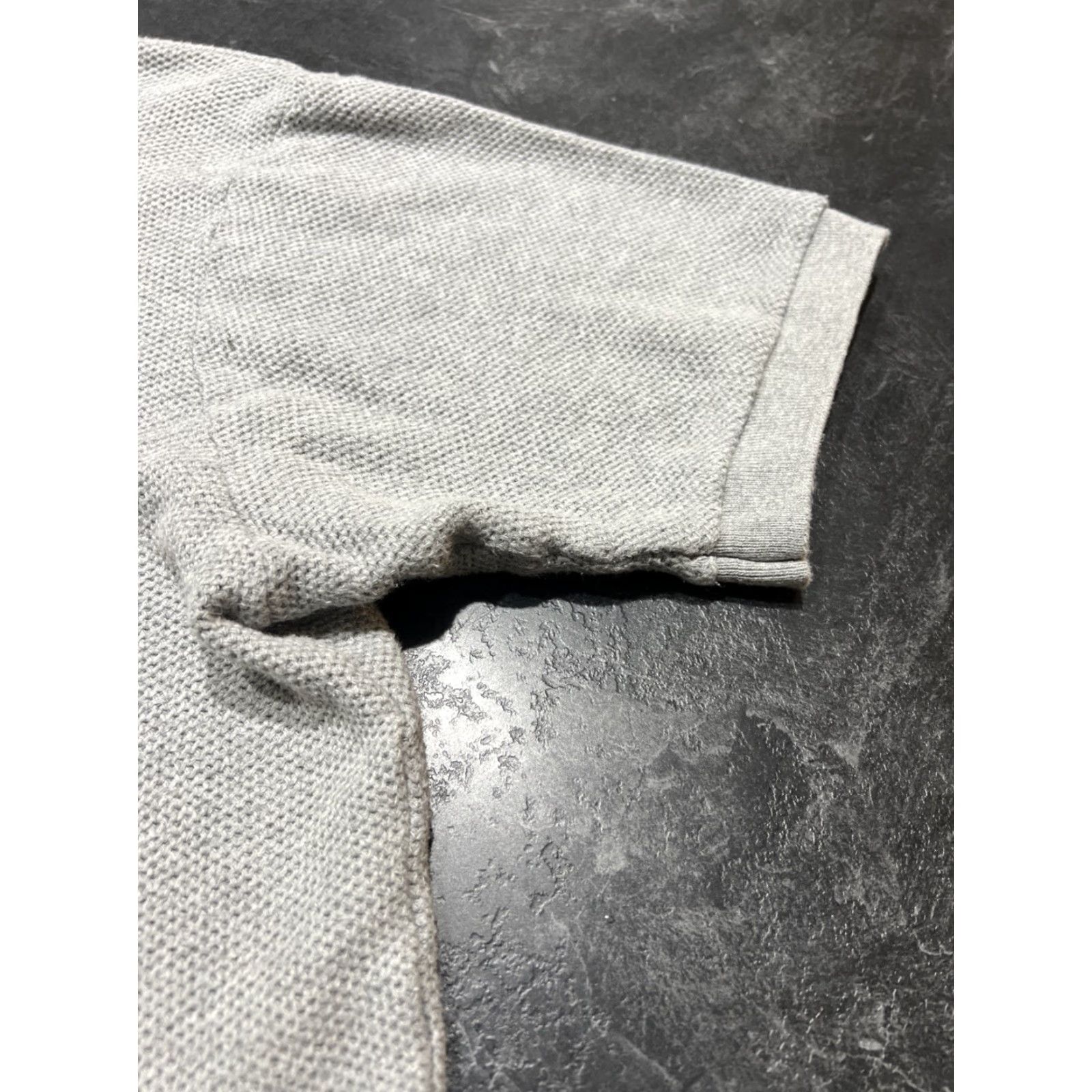 Ralph Lauren VINTAGE Ralph Lauren Polo Shirt Men's XL Short Sleeve Gray Knit All Seasons Waffle Pony Size US XL / EU 56 / 4 - 7 Thumbnail