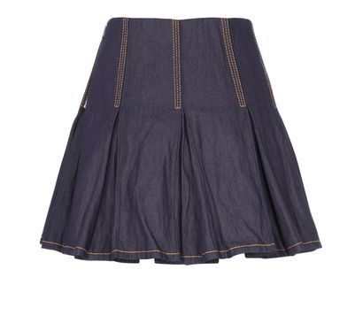 Bottega Veneta o1y0725 Denim Skirt in Blue Size 27" / US 4 / IT 40 - 2 Thumbnail
