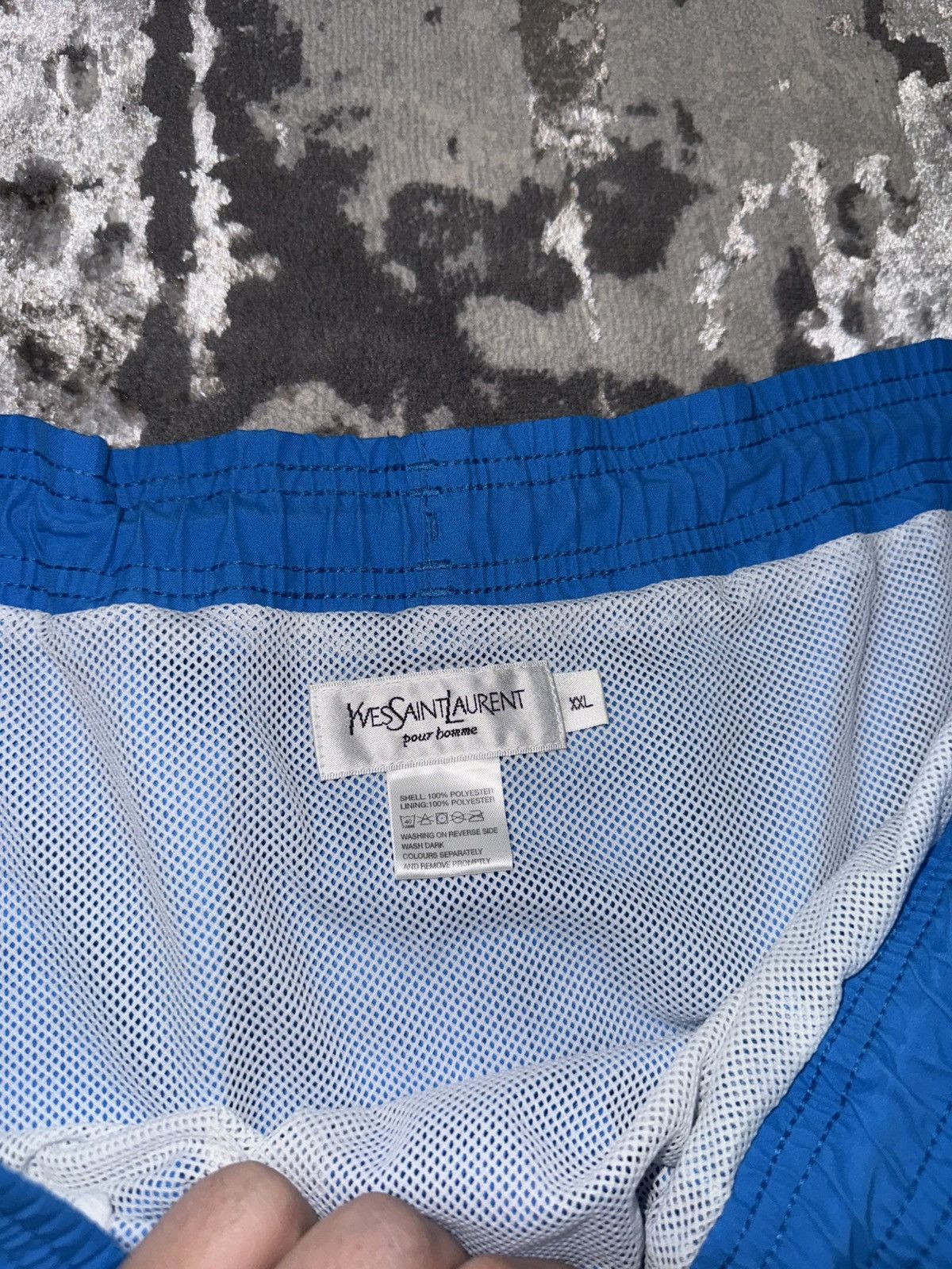 Vintage Yves Saint Lauren swim shorts mens Size XXL Size US 40 / EU 56 - 4 Thumbnail
