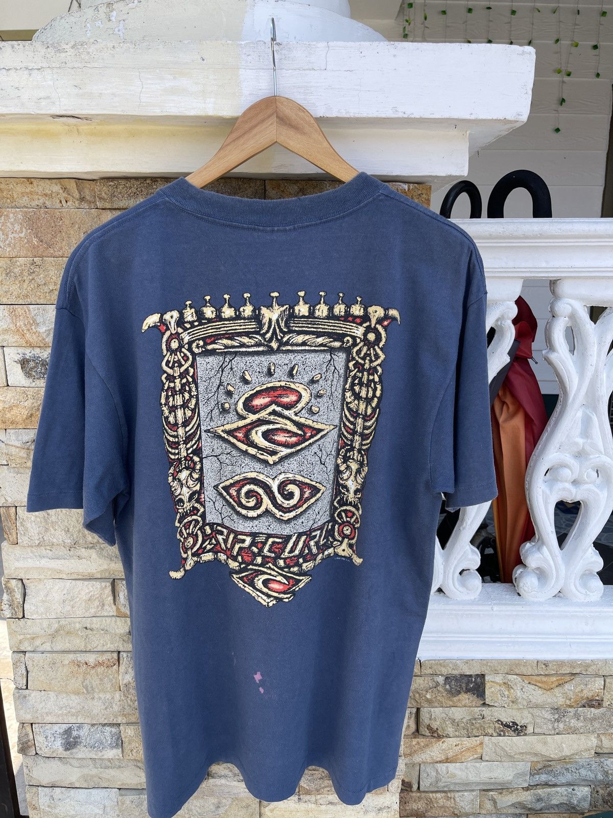 Ripcurl Rare🔥Vintage 90s FADED Ripcurl Surfing Tee Size US L / EU 52-54 / 3 - 1 Thumbnail
