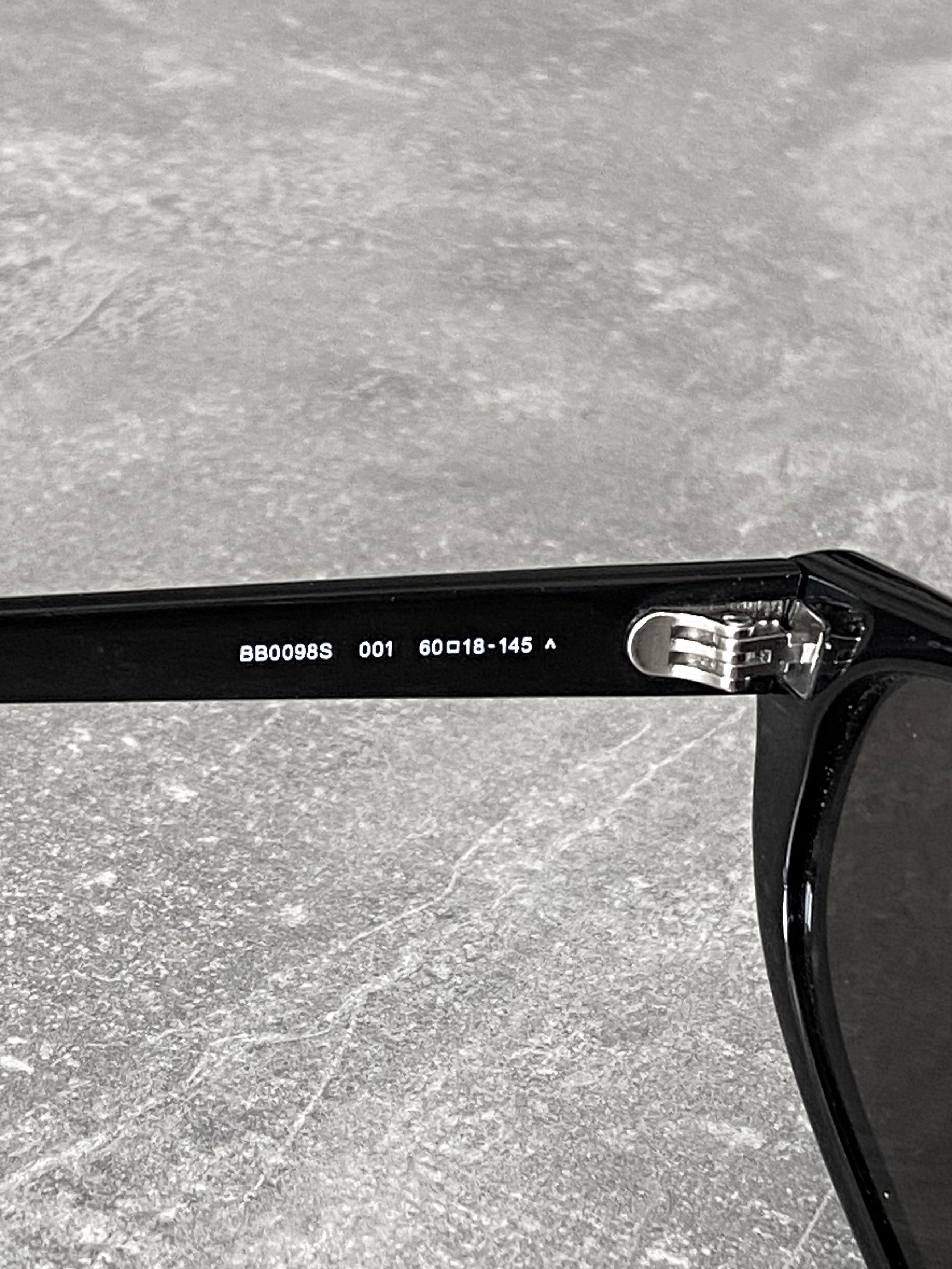 Balenciaga BALENCIAGA Sunglasses BB0098S Shiny Black Size ONE SIZE - 4 Thumbnail