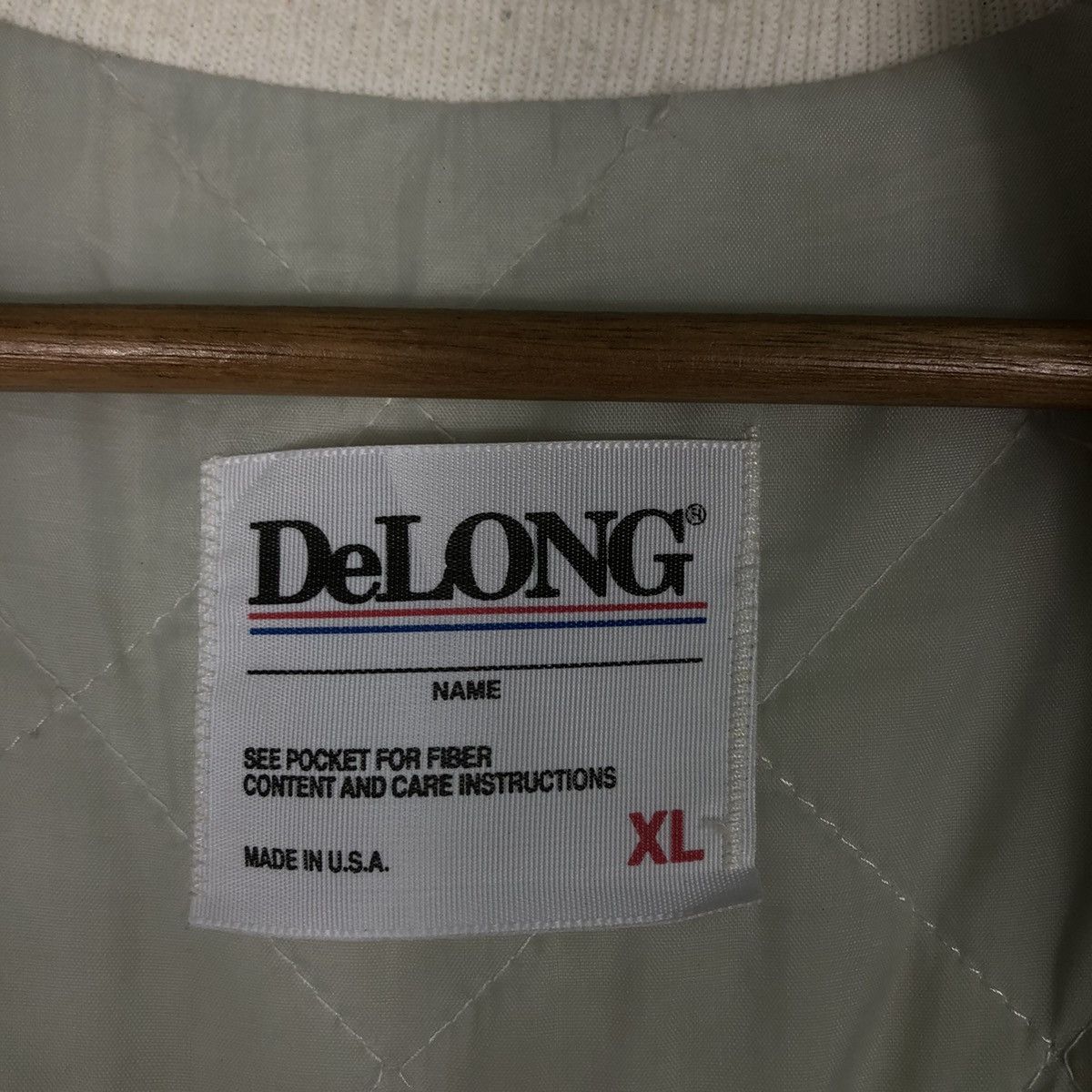 Japanese Brand 🔥Vtg Bomber Jacket Satin Delong Made in USA Size US XL / EU 56 / 4 - 15 Thumbnail